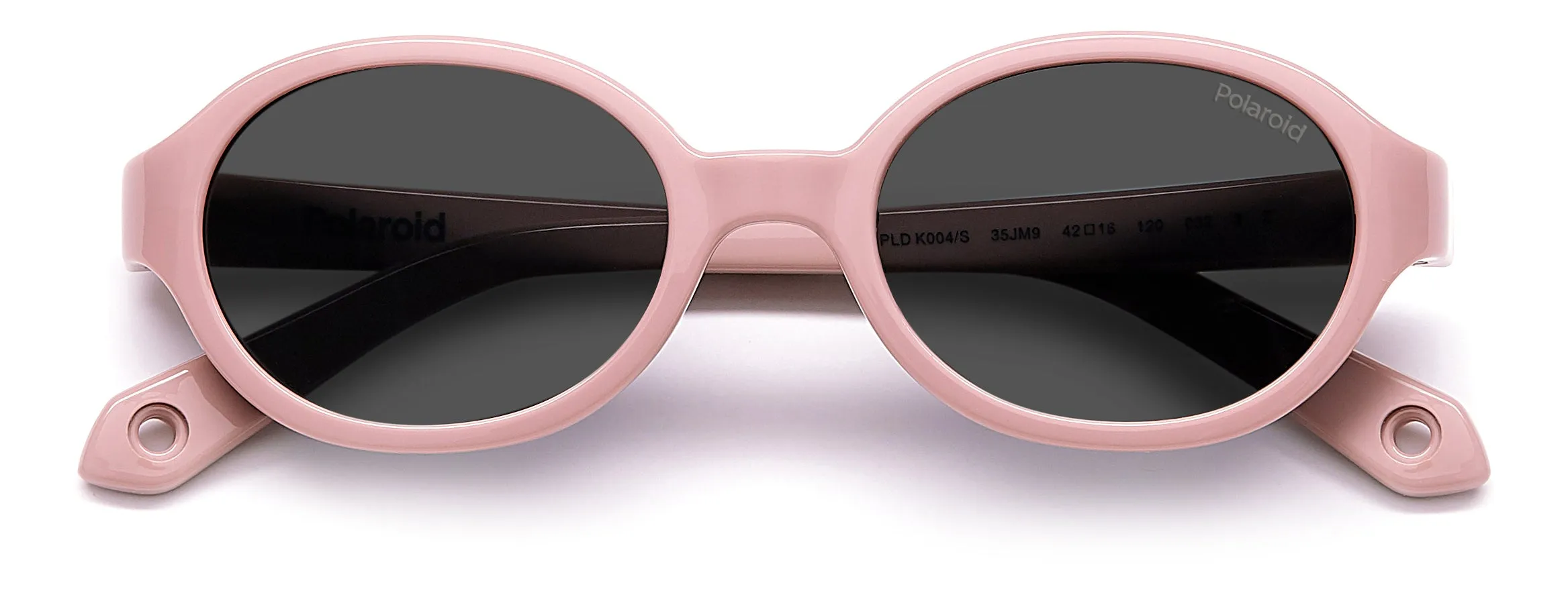 Polaroid PLD K004/S 35J/M9 Occhiali da sole bambino Policarbonato Rosa Grigio Rotonda Polarizzata - immagine 3