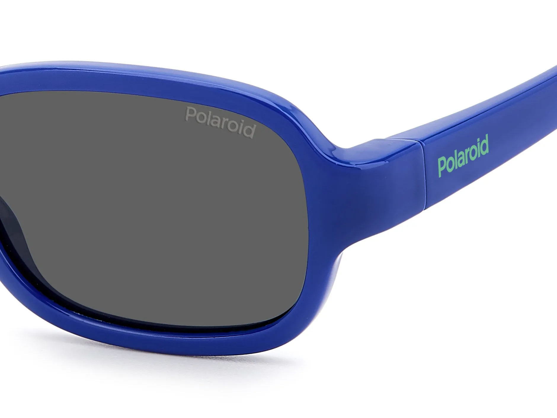 Polaroid PLD K003/S PJP/M9 Occhiali da sole bambino Policarbonato Blu Grigio Squadrata Polarizzata - immagine 4