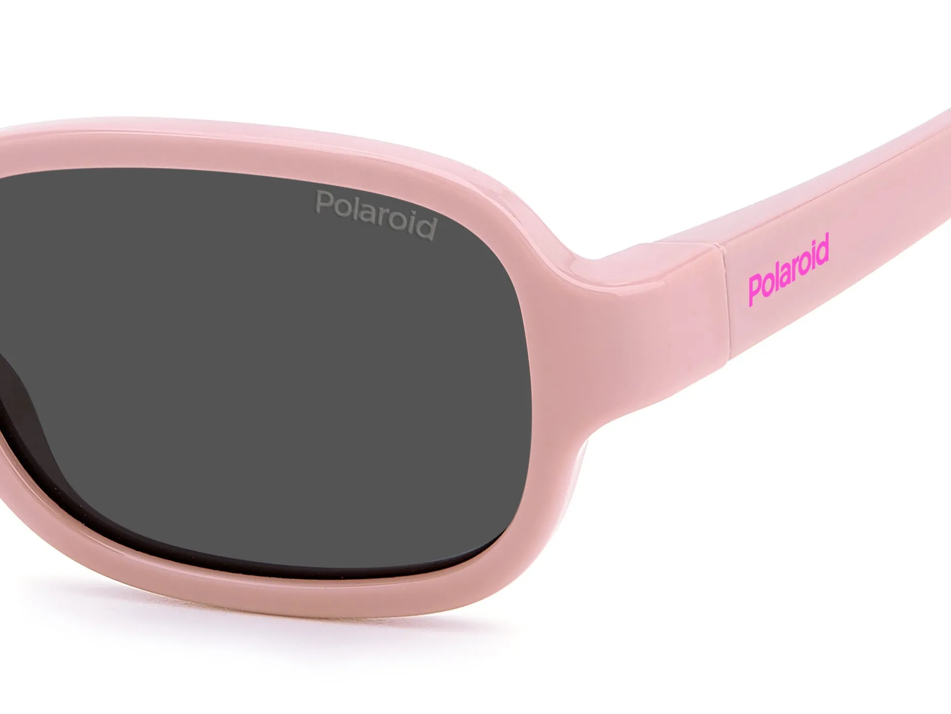 Polaroid PLD K003/S 35J/M9 Occhiali da sole bambino Policarbonato Rosa Grigio Squadrata Polarizzata - immagine 4