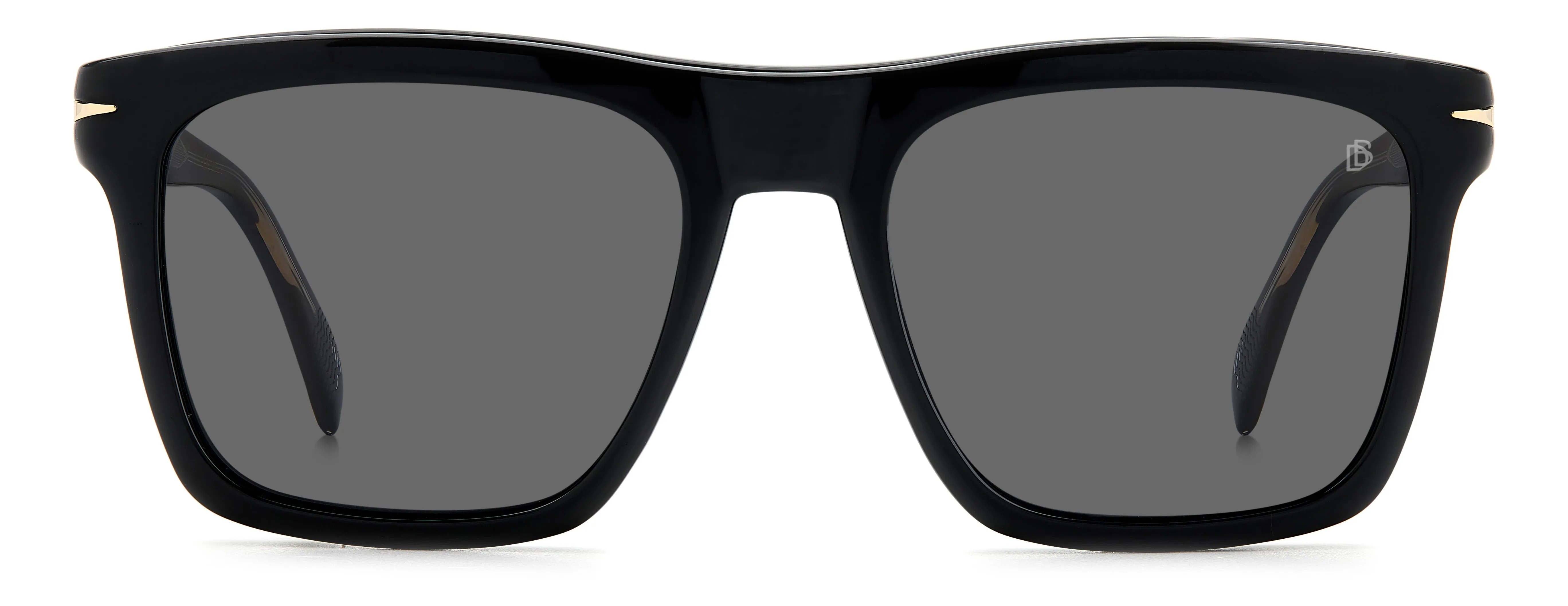 DAVID BECKHAM DB 7000/CS 807/M9 Occhiali da sole Acetato Nero Grigio Squadrata Polarizzata - immagine 2