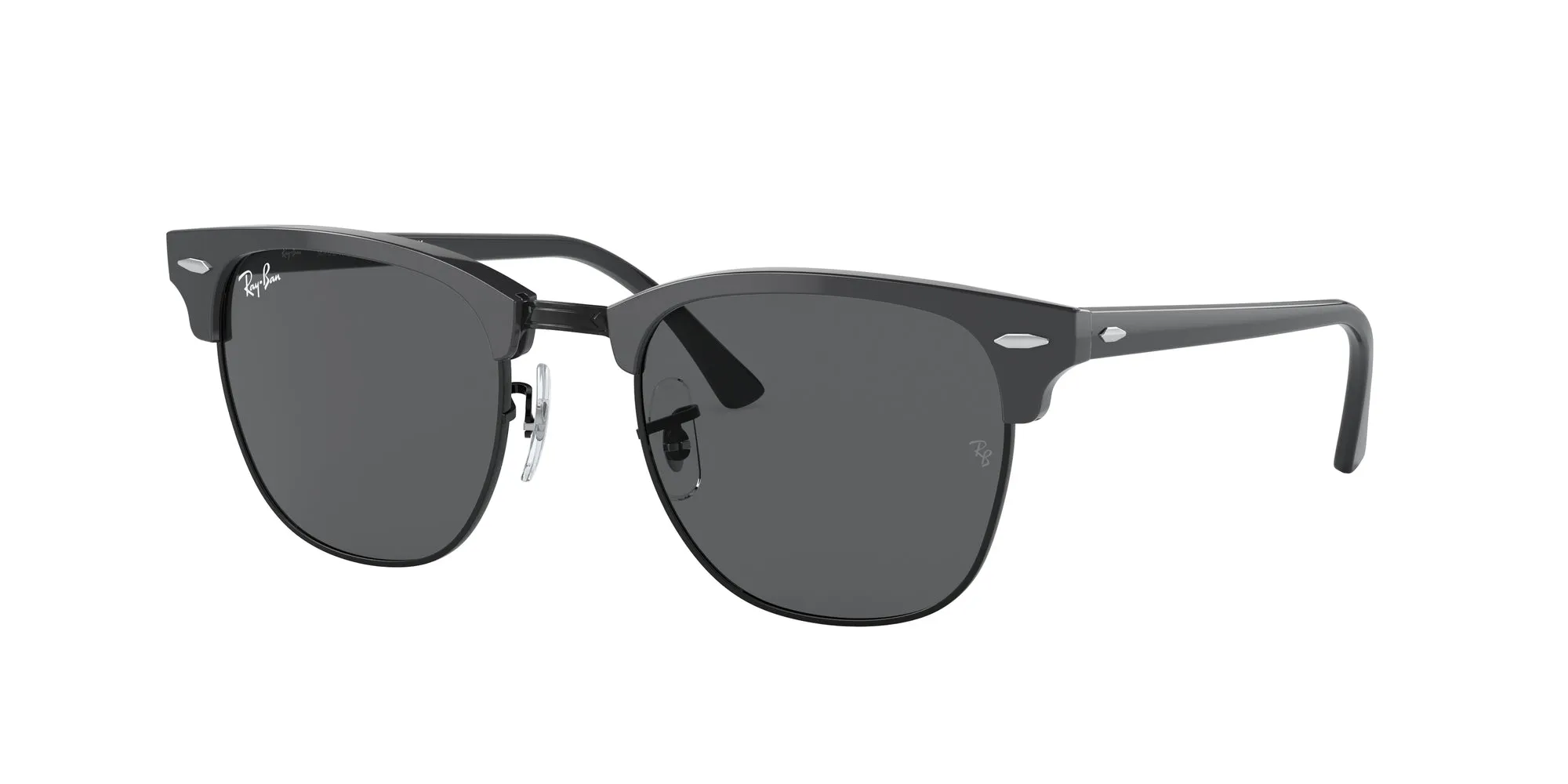 Ray - Ban RB3016 CLUBMASTER 1367B1 Occhiali da sole Acetato Grigio Grigio Squadrata Normale - immagine 1