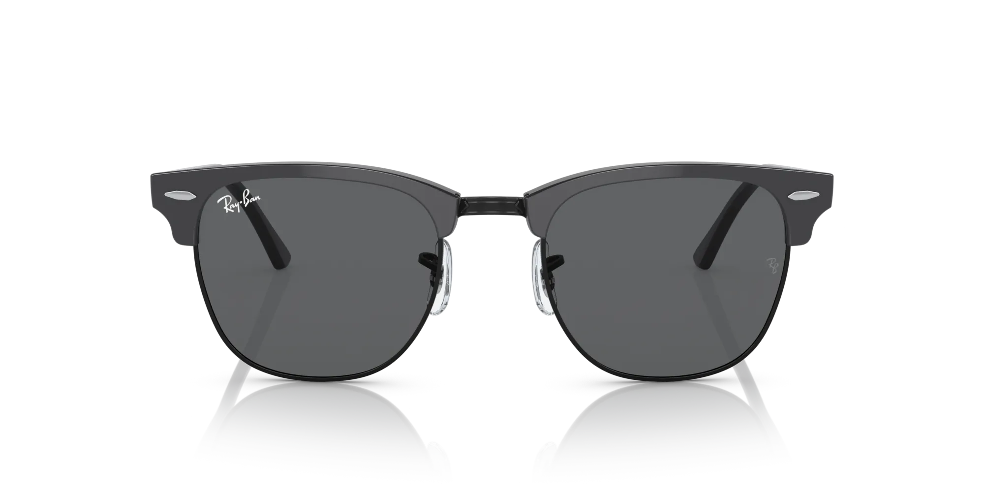 Ray - Ban RB3016 CLUBMASTER 1367B1 Occhiali da sole Acetato Grigio Grigio Squadrata Normale - immagine 3