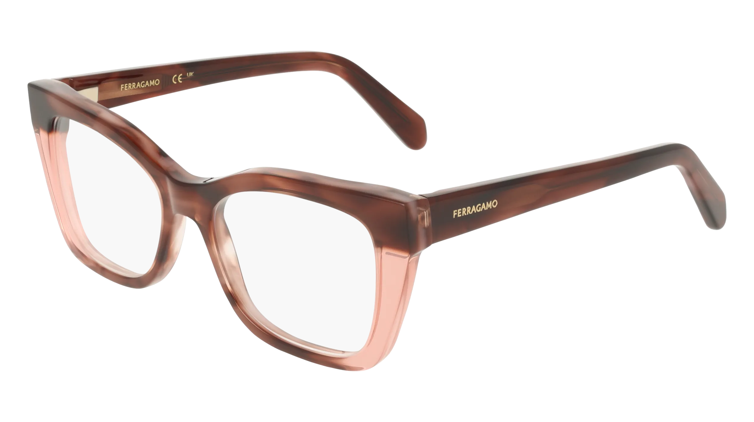 Ferragamo SF3052 243 Montature da vista Acetato Squadrata Normale - immagine 1