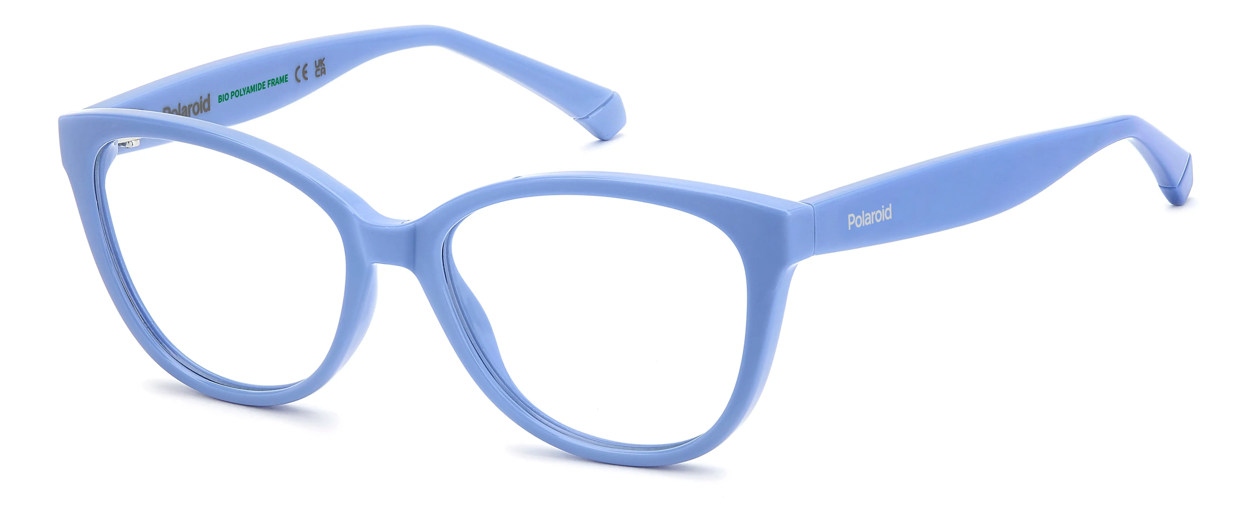 Polaroid PLD D847 MVU Montature da vista bambino Eco-poliammide Azzurro Cat Eye Normale - immagine 1
