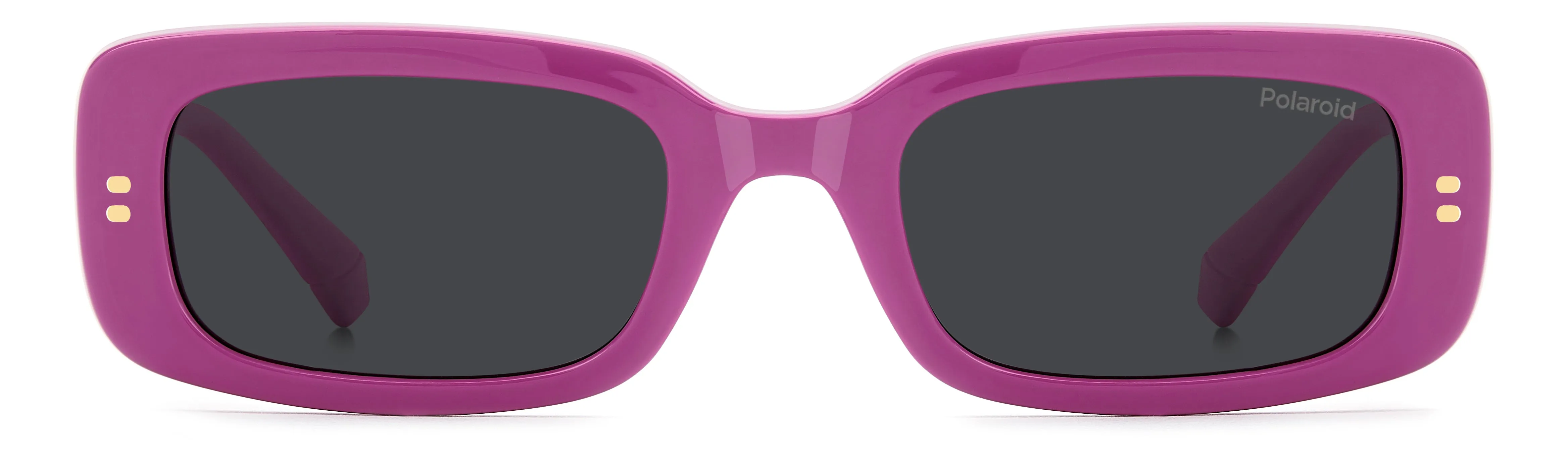 Polaroid Junior Polaroid PLD 8071/S MU1/M9 Occhiali da sole bambino Policarbonato Fucsia Grigio Squadrata Polarizzata - immagine 2