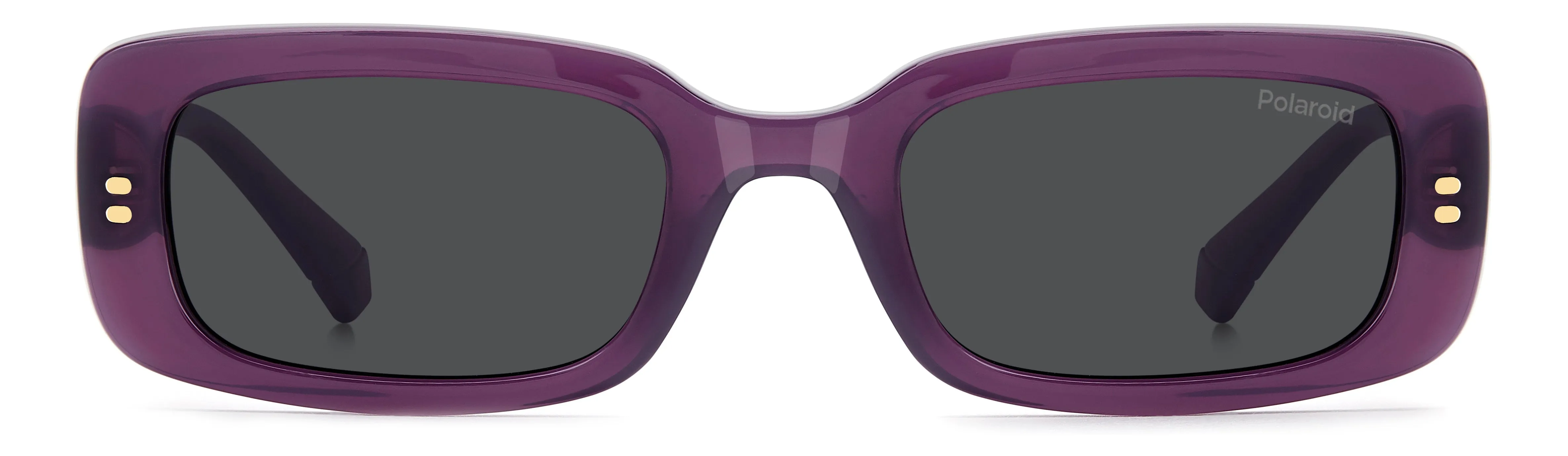 Polaroid Junior Polaroid PLD 8071/S B3V/M9 Occhiali da sole bambino Policarbonato Viola Grigio Squadrata Polarizzata - immagine 2