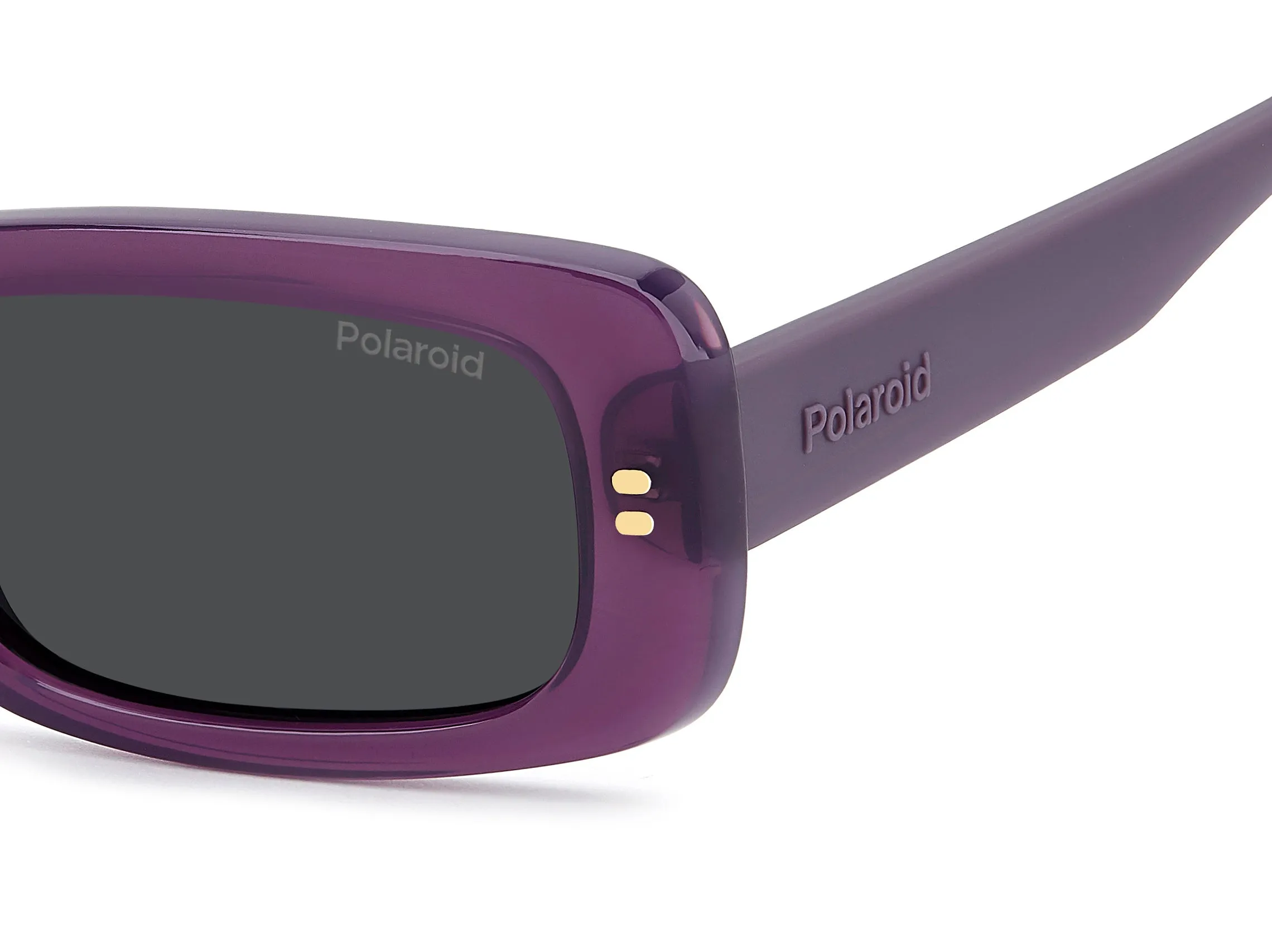 Polaroid Junior Polaroid PLD 8071/S B3V/M9 Occhiali da sole bambino Policarbonato Viola Grigio Squadrata Polarizzata - immagine 4