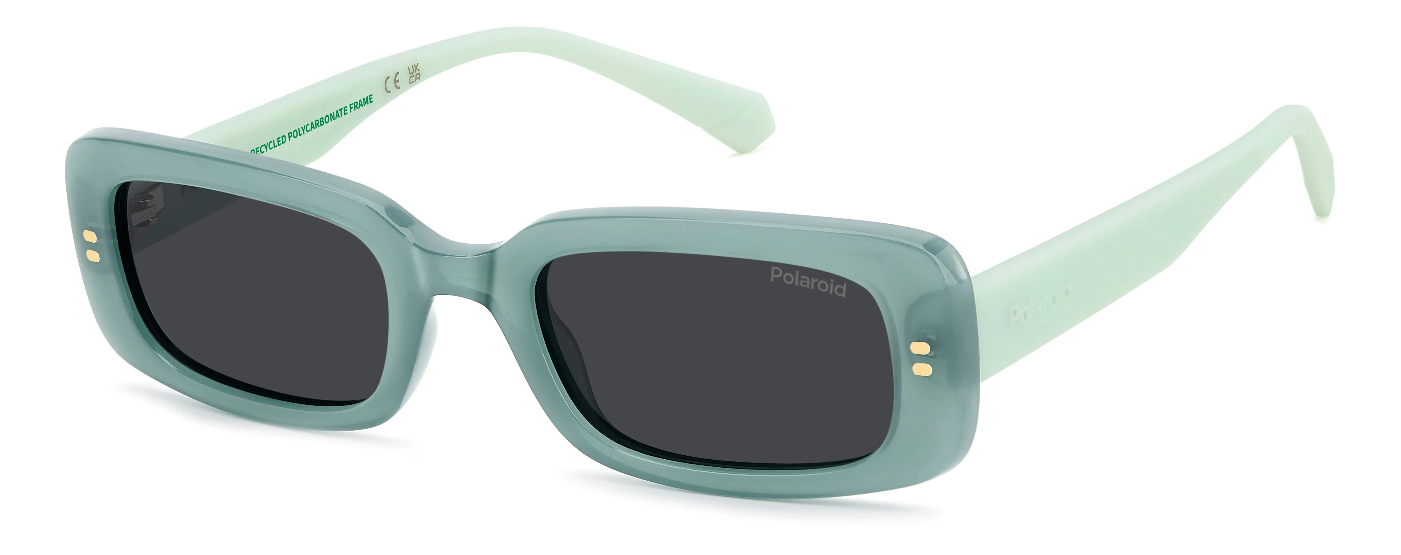 Polaroid Junior Polaroid PLD 8071/S 1ED/M9 Occhiali da sole bambino Policarbonato Verde Grigio Squadrata Polarizzata - immagine 1