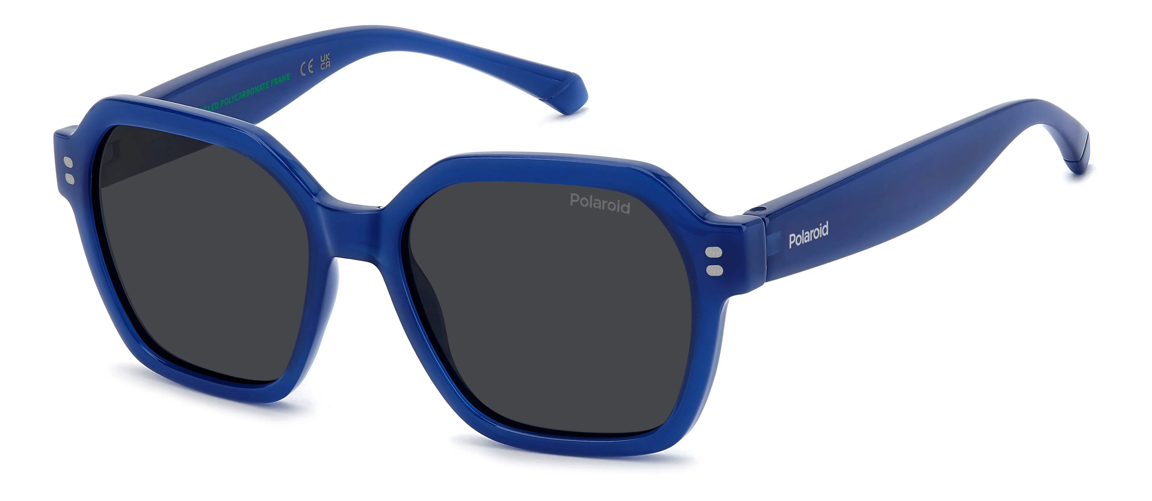 Polaroid Junior Polaroid PLD 8069/S PJP/M9 Occhiali da sole bambino Policarbonato Blu Grigio Squadrata Polarizzata - immagine 1