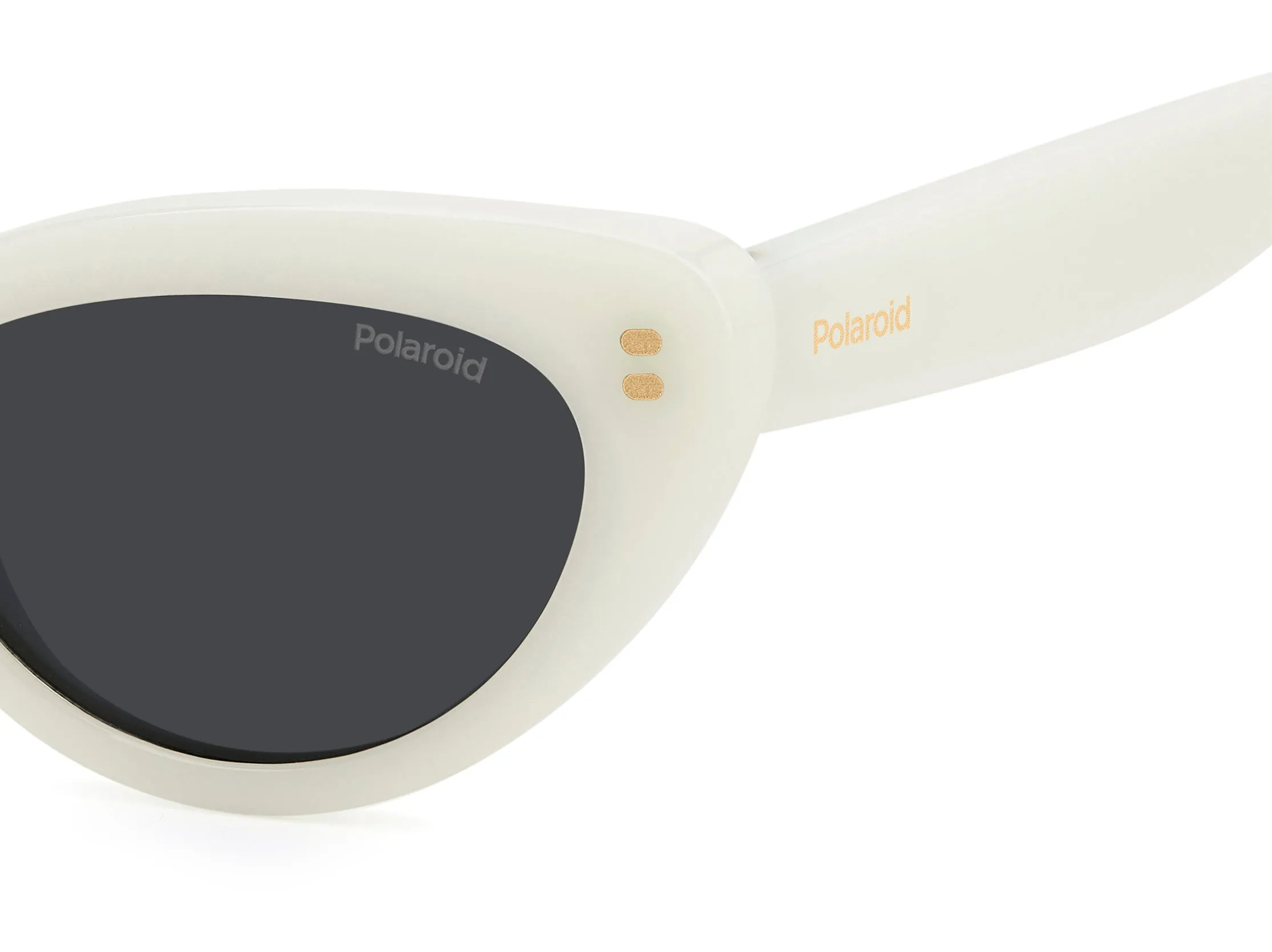 Polaroid Junior Polaroid PLD 8068/S VK6/M9 Occhiali da sole bambino Policarbonato Bianco Grigio Cat Eye Polarizzata - immagine 4