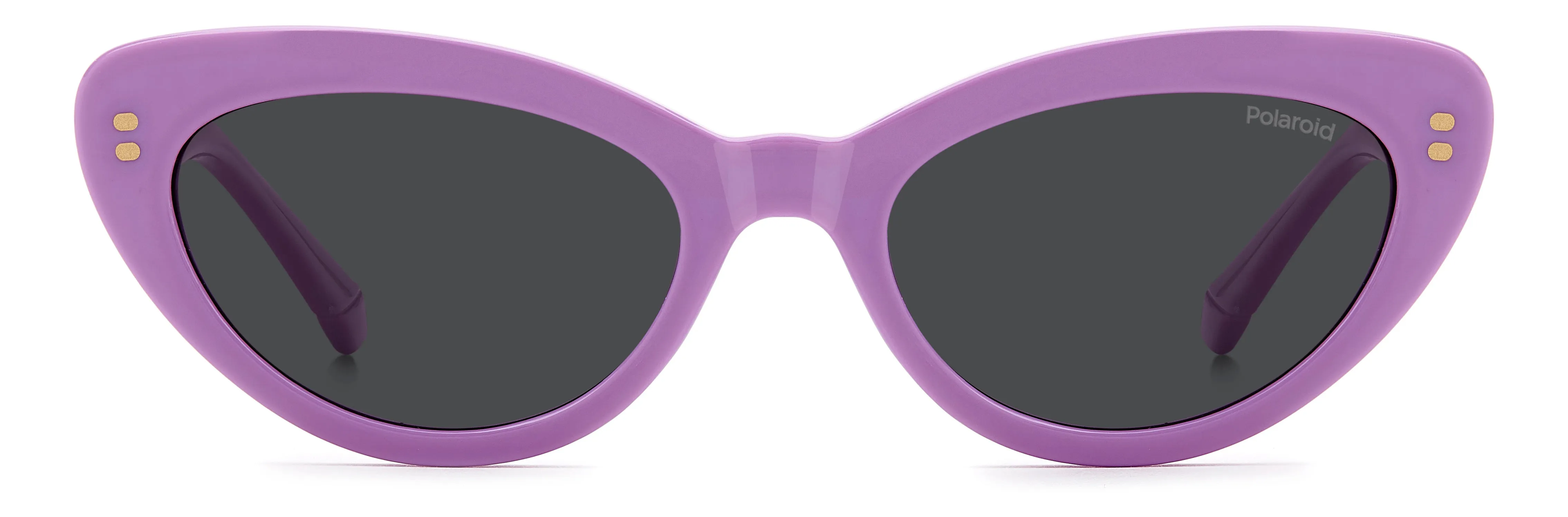 Polaroid Junior Polaroid PLD 8068/S B3V/M9 Occhiali da sole bambino Policarbonato Viola Grigio Cat Eye Polarizzata - immagine 2