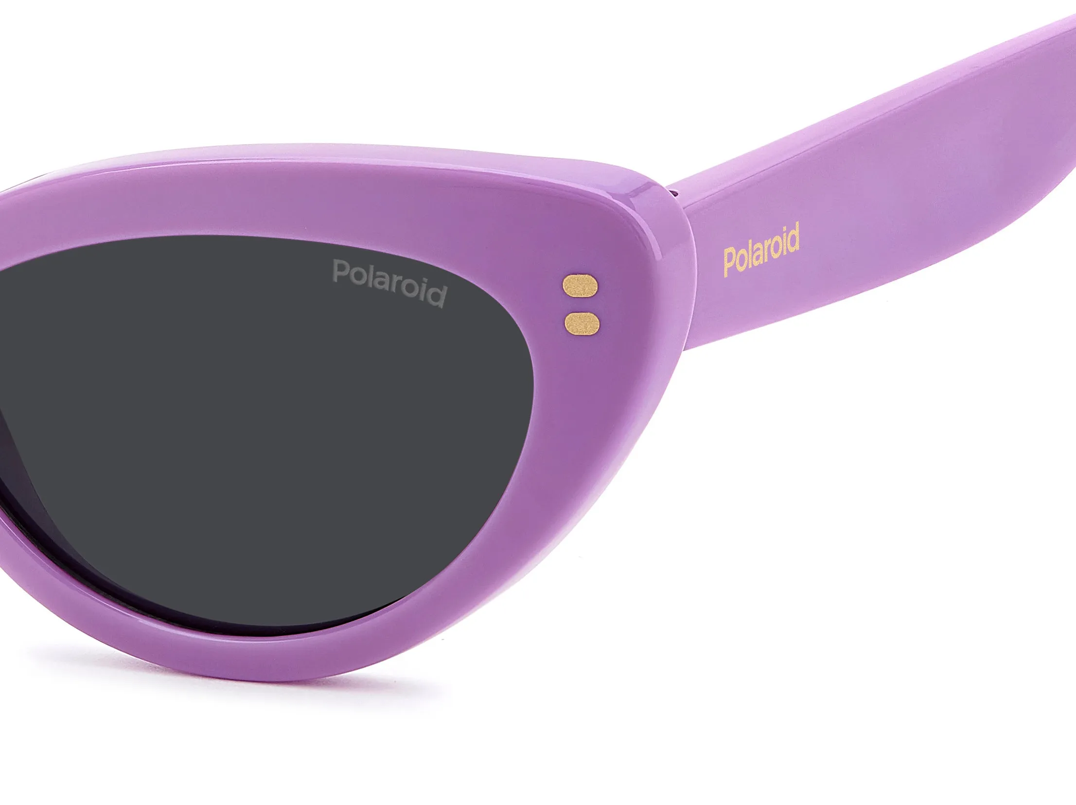 Polaroid Junior Polaroid PLD 8068/S B3V/M9 Occhiali da sole bambino Policarbonato Viola Grigio Cat Eye Polarizzata - immagine 4
