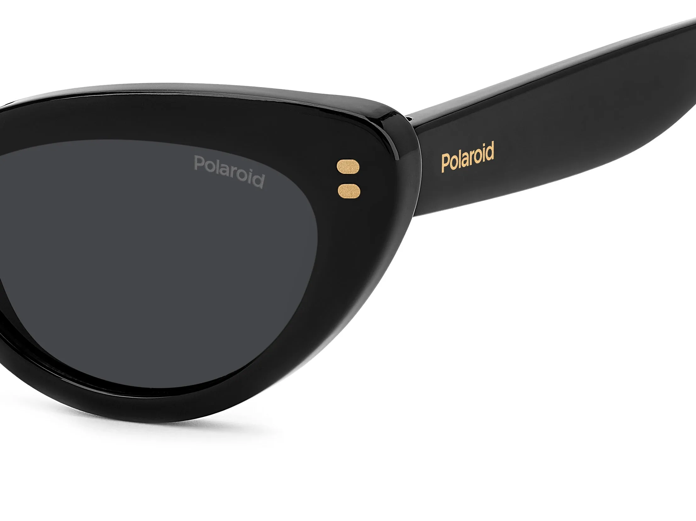 Polaroid Junior Polaroid PLD 8068/S 807/M9 Occhiali da sole bambino Policarbonato Nero Grigio Cat Eye Polarizzata - immagine 4