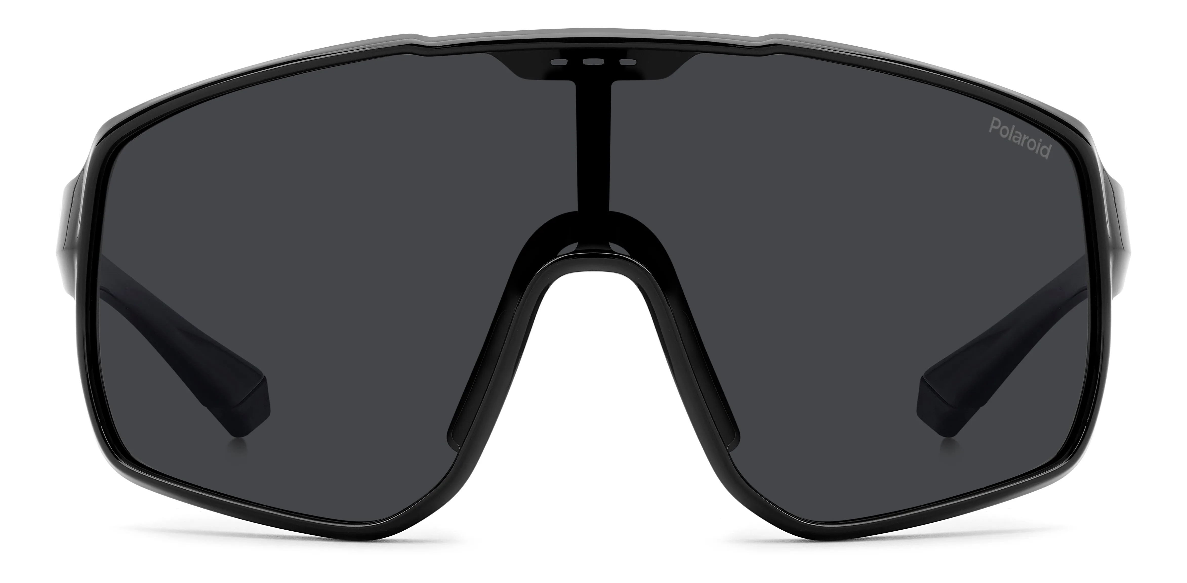 Polaroid Junior Polaroid PLD 8070/S 807/M9 Occhiali da sole bambino Policarbonato Nero Grigio Maschera Polarizzata - immagine 2