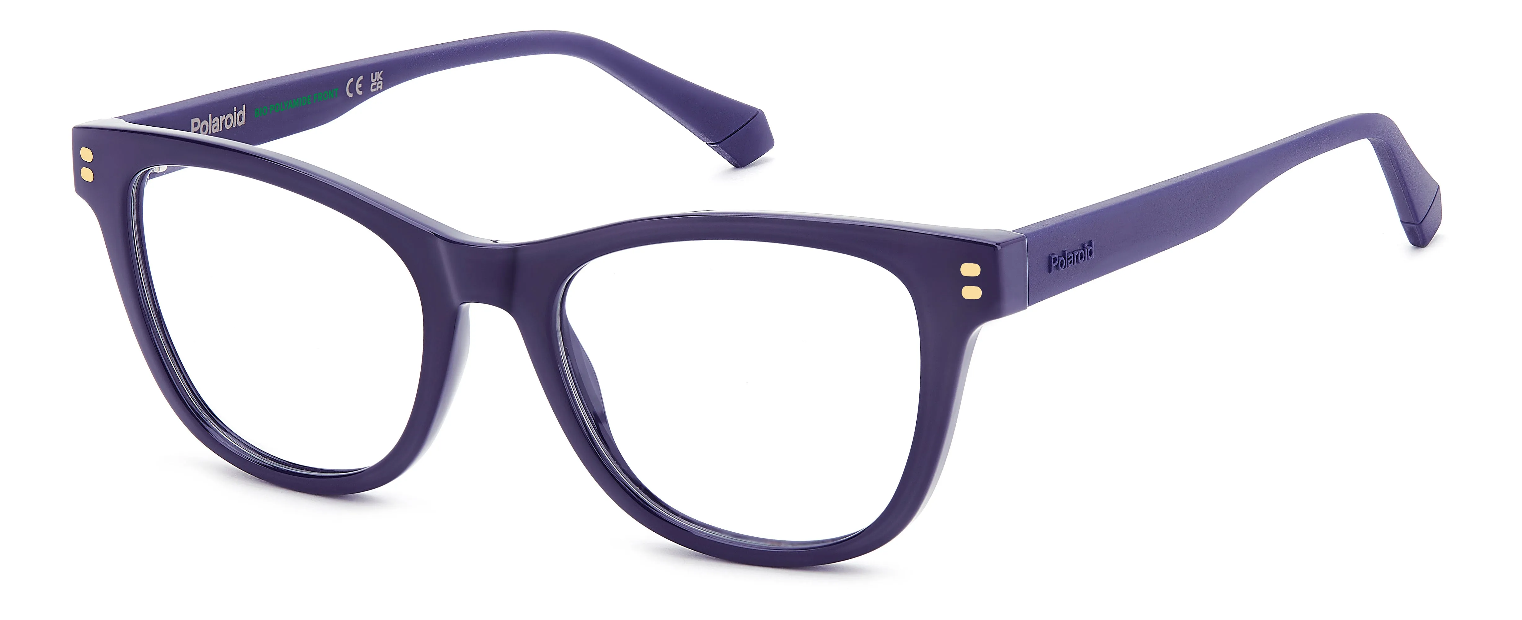 Polaroid Junior Polaroid PLD D848 B3V Montature da vista bambino Eco-poliammide Viola Cat Eye Normale - immagine 1