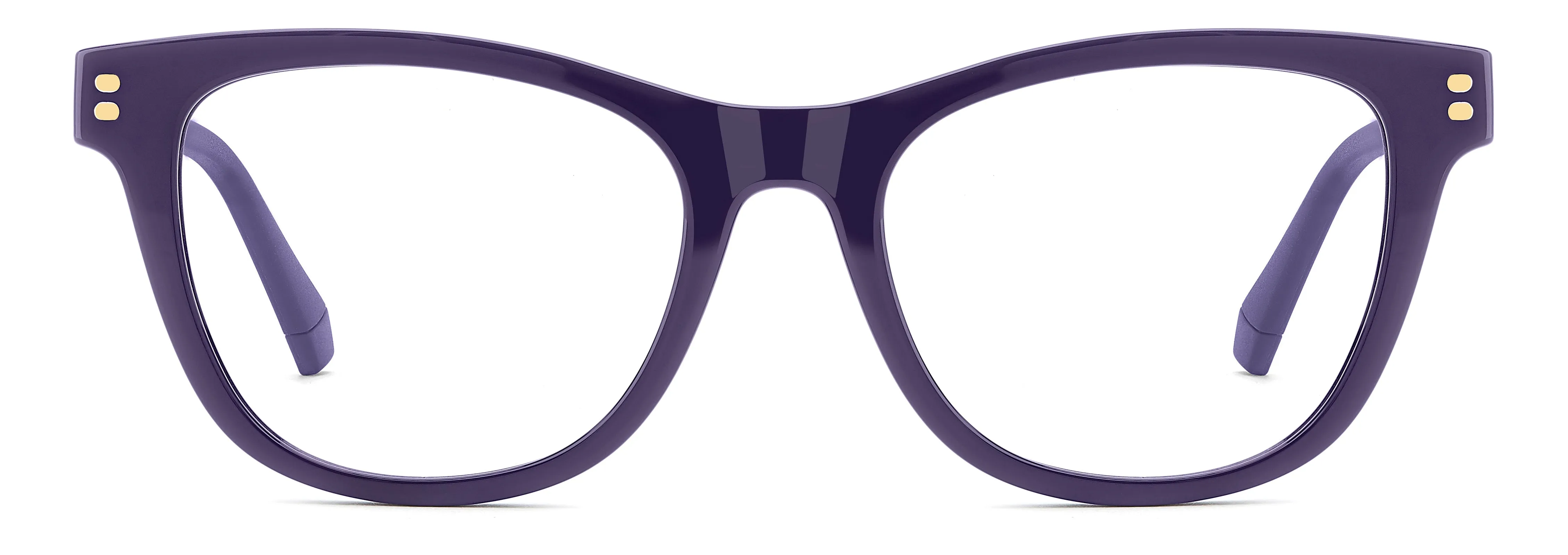 Polaroid Junior Polaroid PLD D848 B3V Montature da vista bambino Eco-poliammide Viola Cat Eye Normale - immagine 2