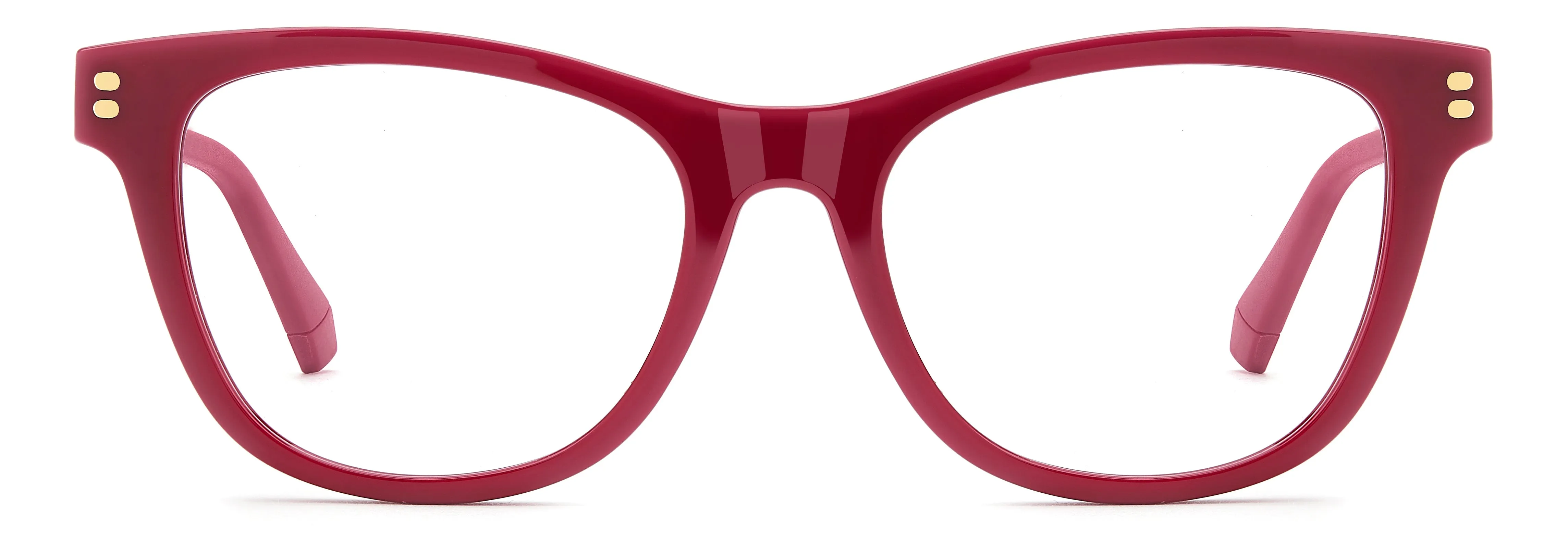 Polaroid Junior Polaroid PLD D848 8CQ Montature da vista bambino Eco-poliammide Rosso Cat Eye Normale - immagine 2
