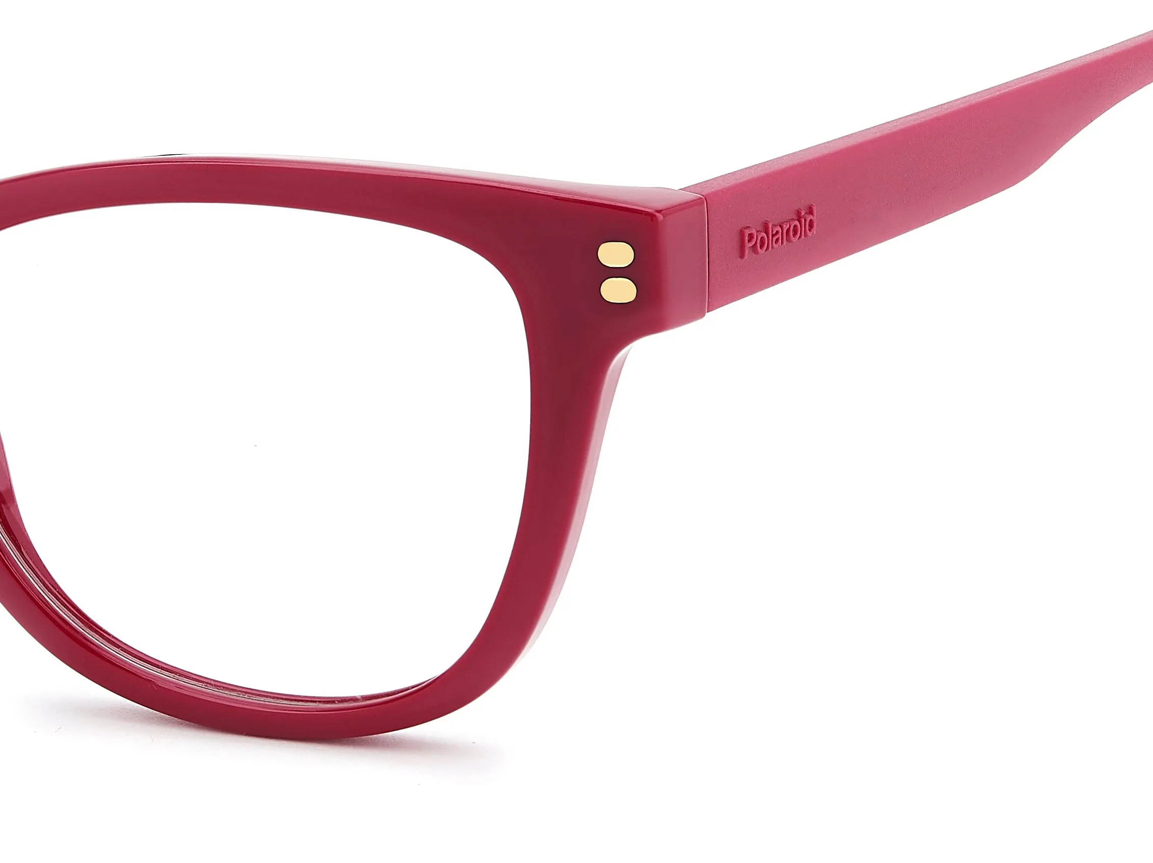 Polaroid Junior Polaroid PLD D848 8CQ Montature da vista bambino Eco-poliammide Rosso Cat Eye Normale - immagine 4