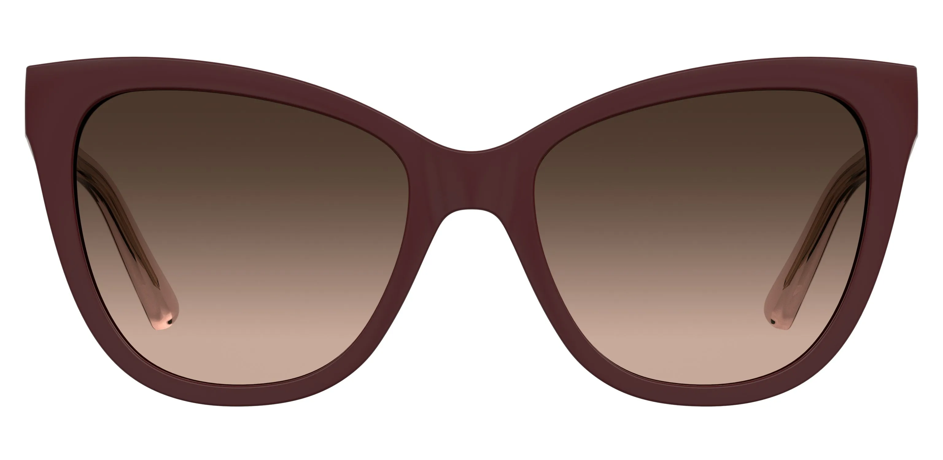 Moschino MOL097/S LHF/HA Occhiali da sole Acetato Marrone Cat Eye Normale Sfumato - immagine 2