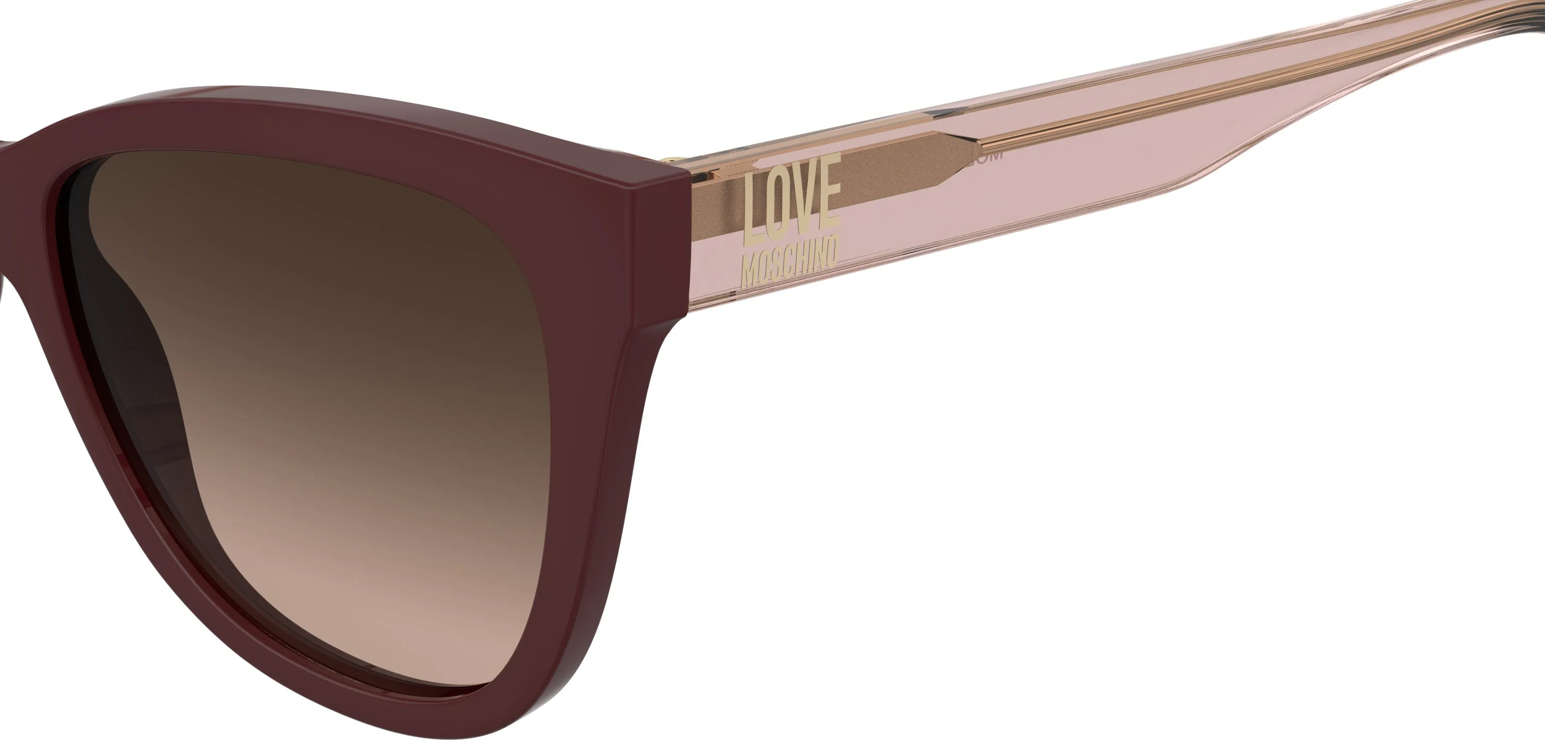 Moschino MOL097/S LHF/HA Occhiali da sole Acetato Marrone Cat Eye Normale Sfumato - immagine 3