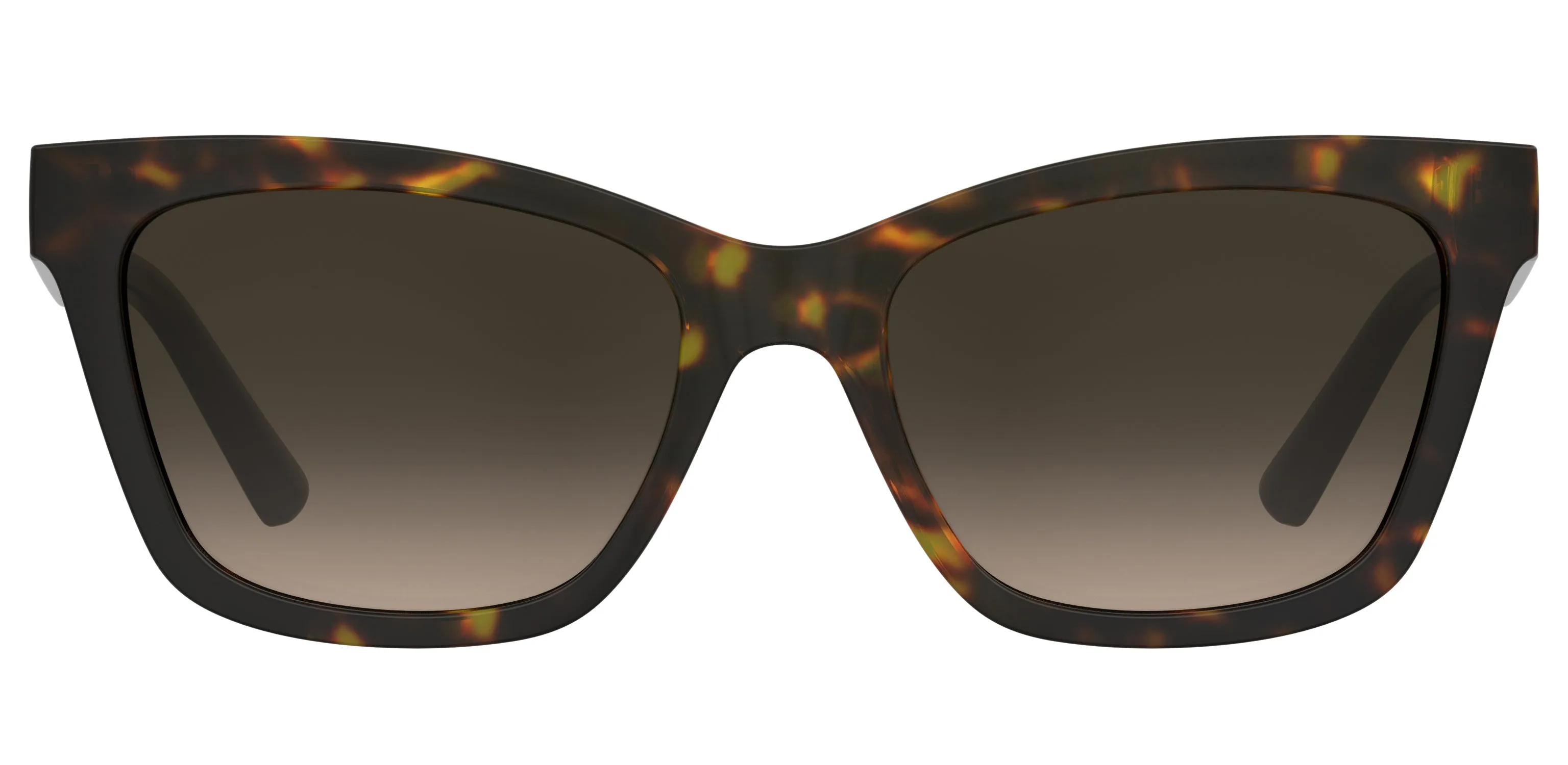 Moschino MOL096/S 086/HA Occhiali da sole Acetato Havana Marrone Squadrata Normale Sfumato - immagine 2