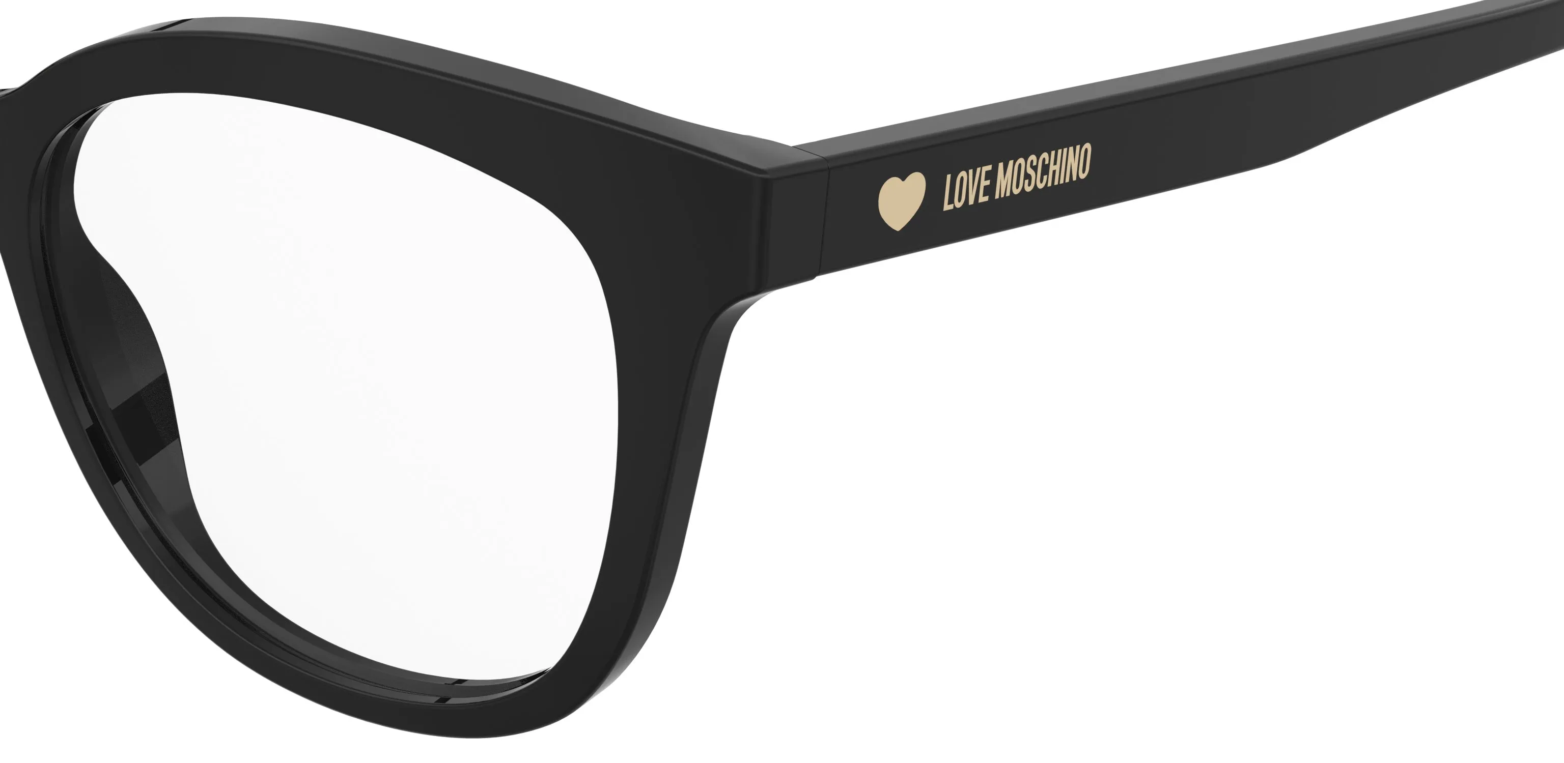 Moschino MOL654 807 Montature da vista Acetato Nero Rotonda Normale - immagine 3
