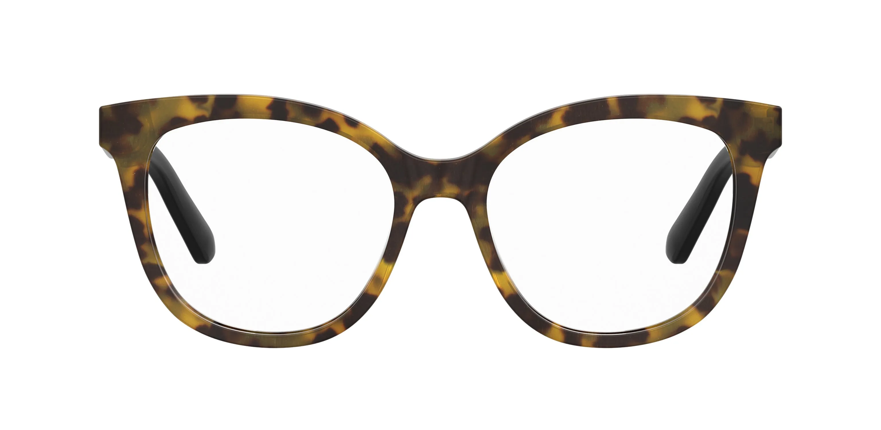 Moschino MOL654 086 Montature da vista Acetato Havana Rotonda Normale - immagine 2