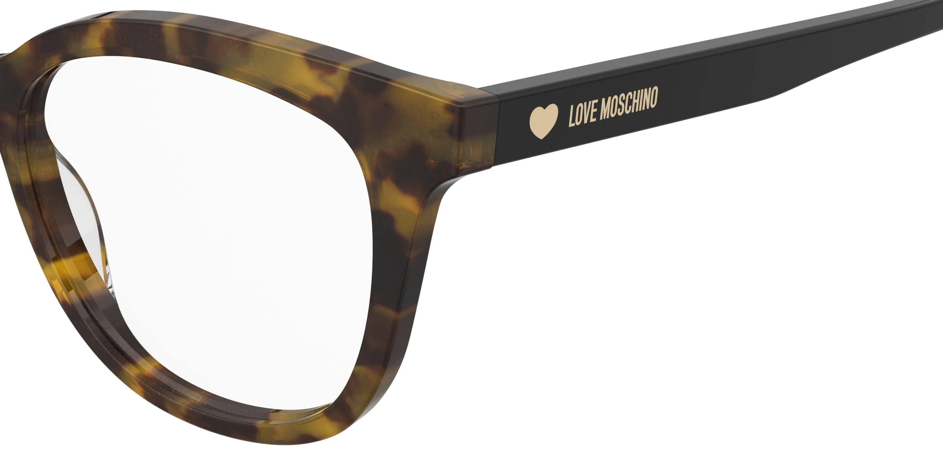 Moschino MOL654 086 Montature da vista Acetato Havana Rotonda Normale - immagine 3