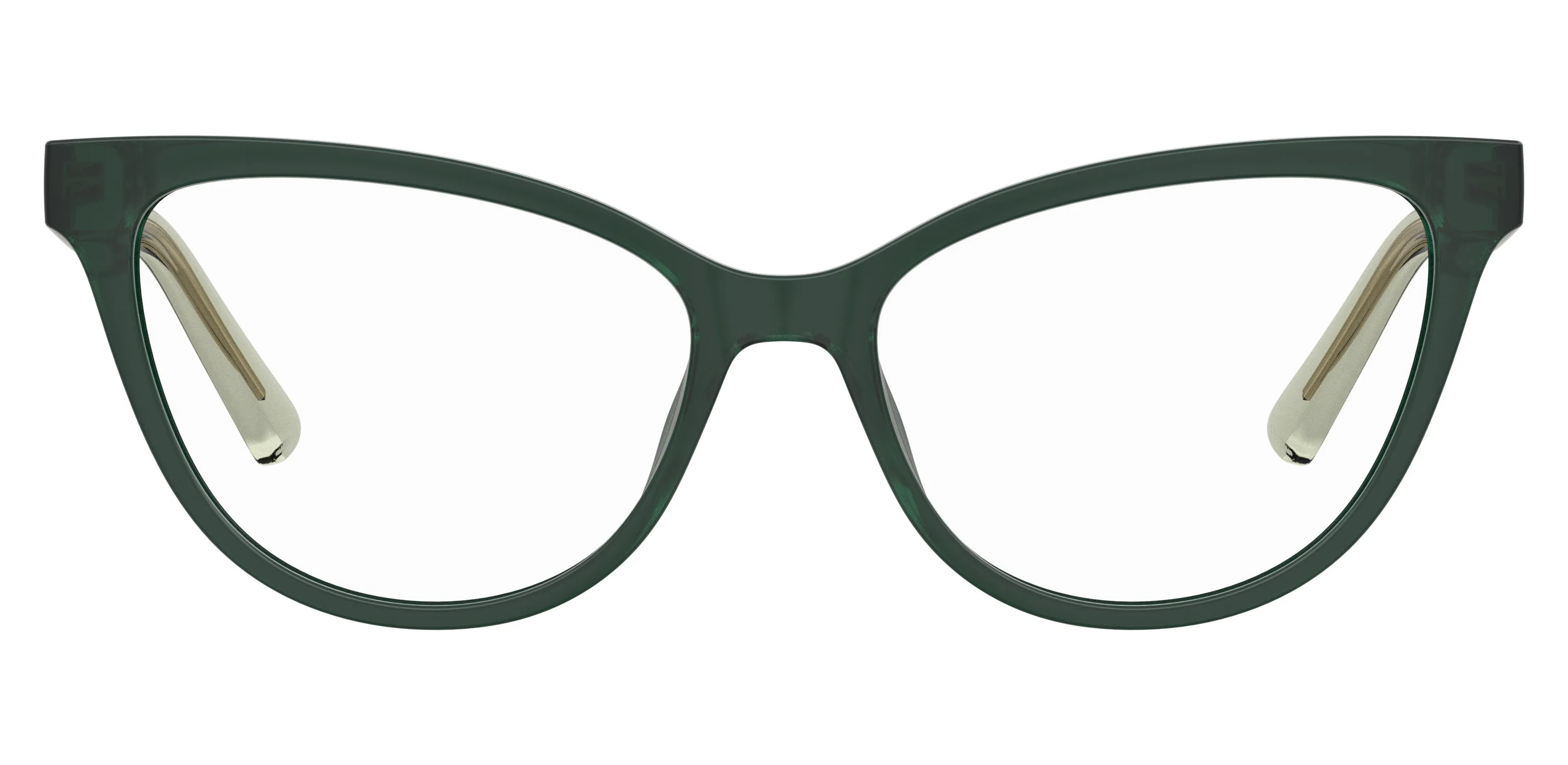 Moschino MOL659 1ED Montature da vista Acetato Verde Cat Eye Normale - immagine 2