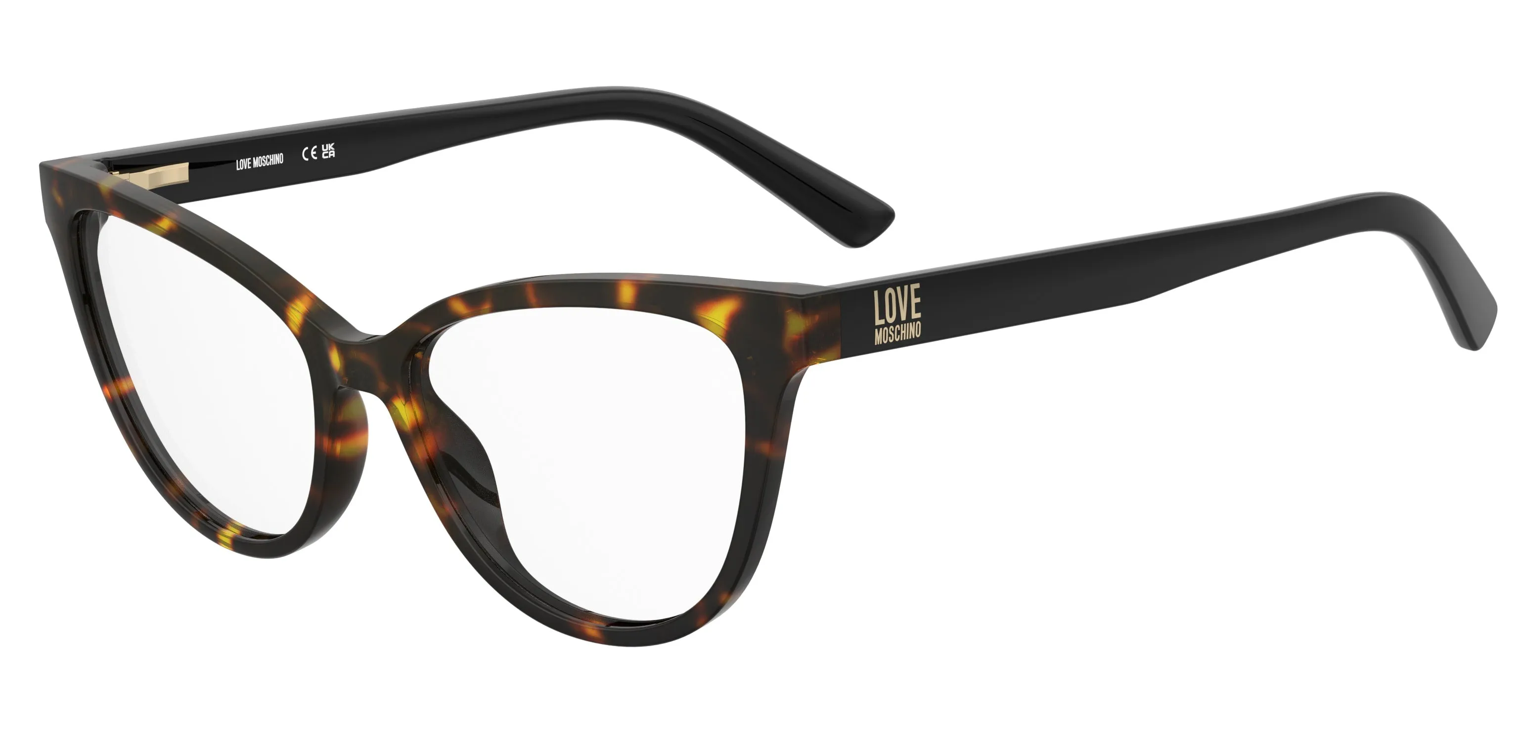 Moschino MOL659 086 Montature da vista Acetato Havana Cat Eye Normale - immagine 1