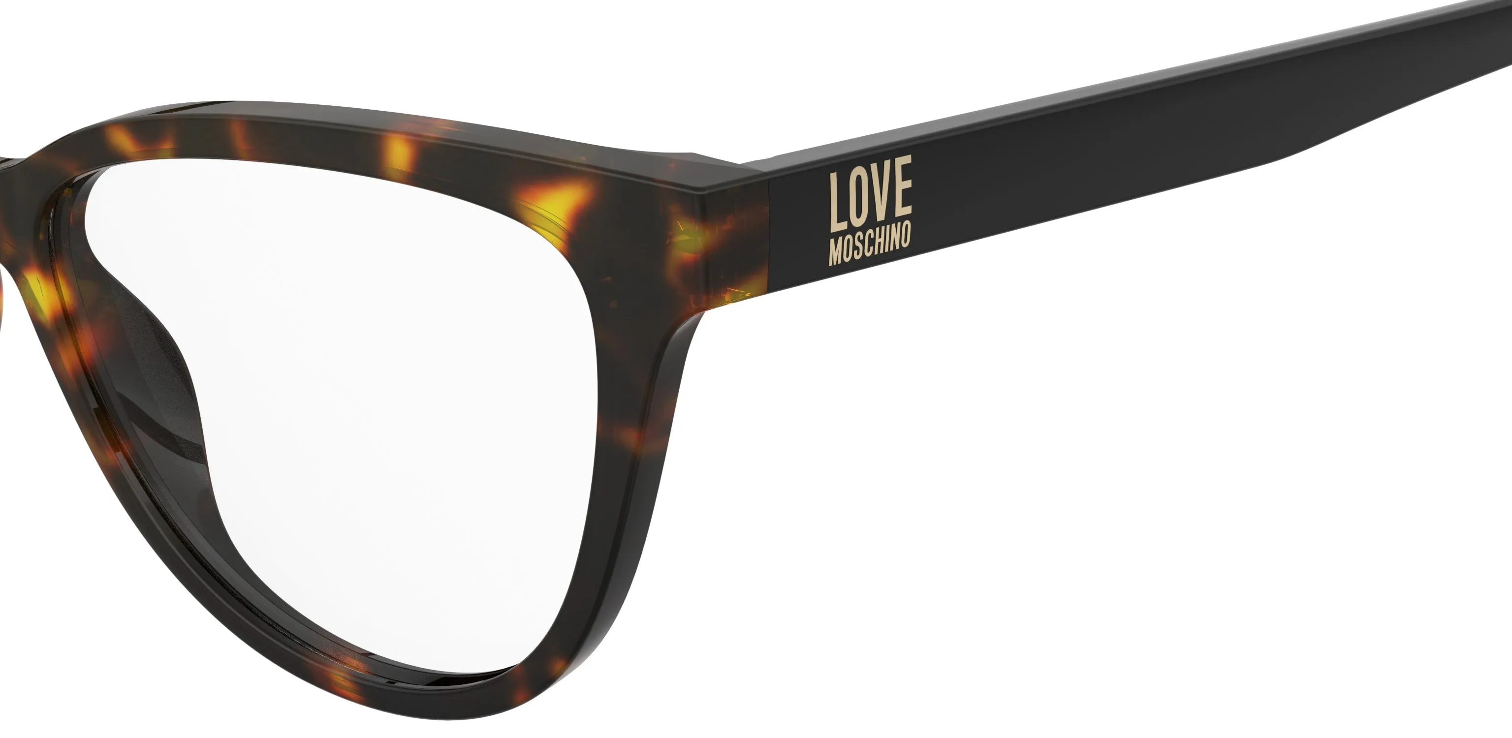Moschino MOL659 086 Montature da vista Acetato Havana Cat Eye Normale - immagine 3
