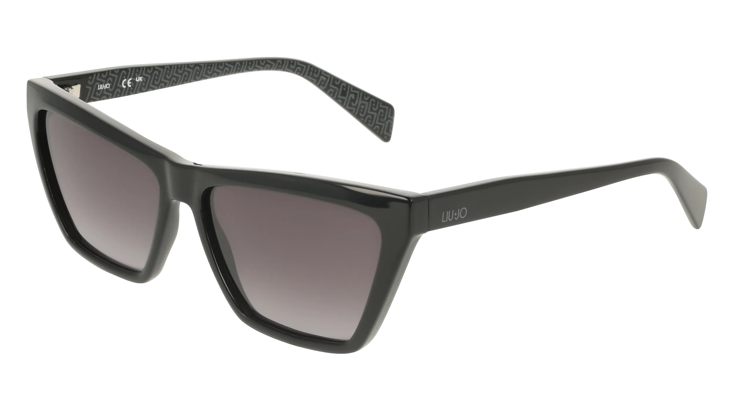 Liu Jo LJ817S 001 Occhiali da sole Bio-iniettato Nero Cat Eye Normale Sfumato - immagine 1
