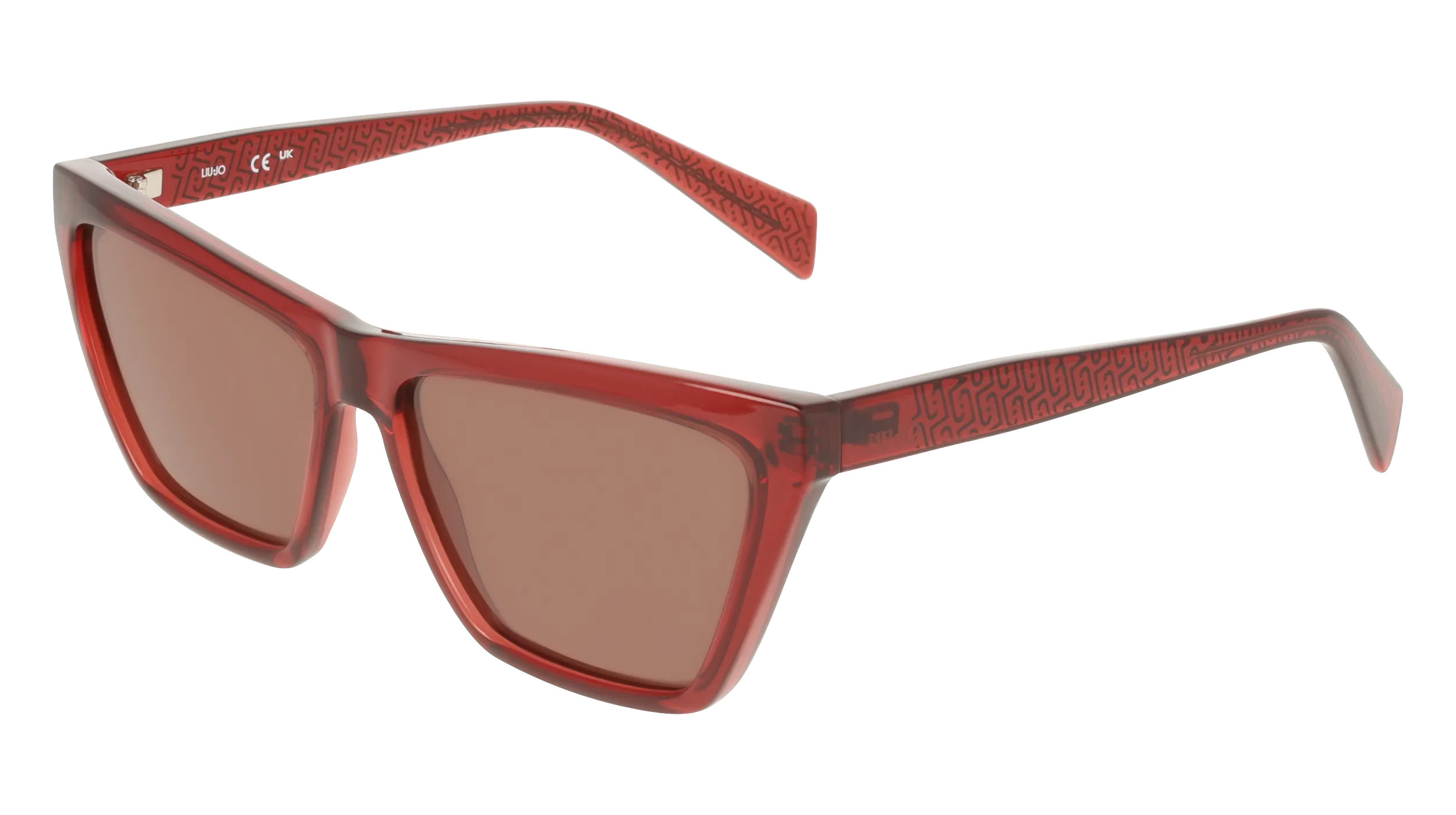 Liu Jo LJ817S 600 Occhiali da sole Bio-iniettato Rosso Marrone Cat Eye Normale - immagine 1