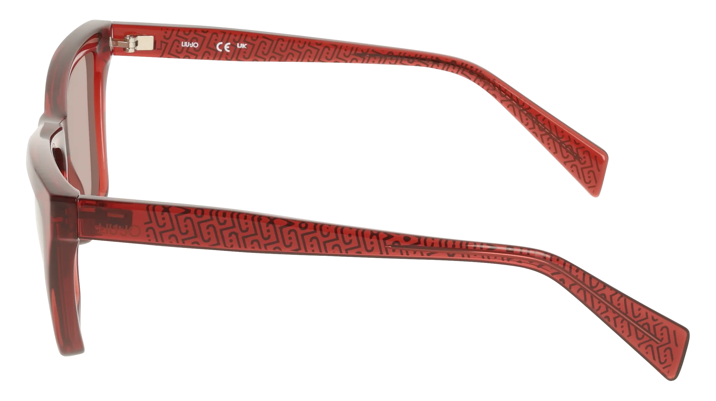 Liu Jo LJ817S 600 Occhiali da sole Bio-iniettato Rosso Marrone Cat Eye Normale - immagine 3