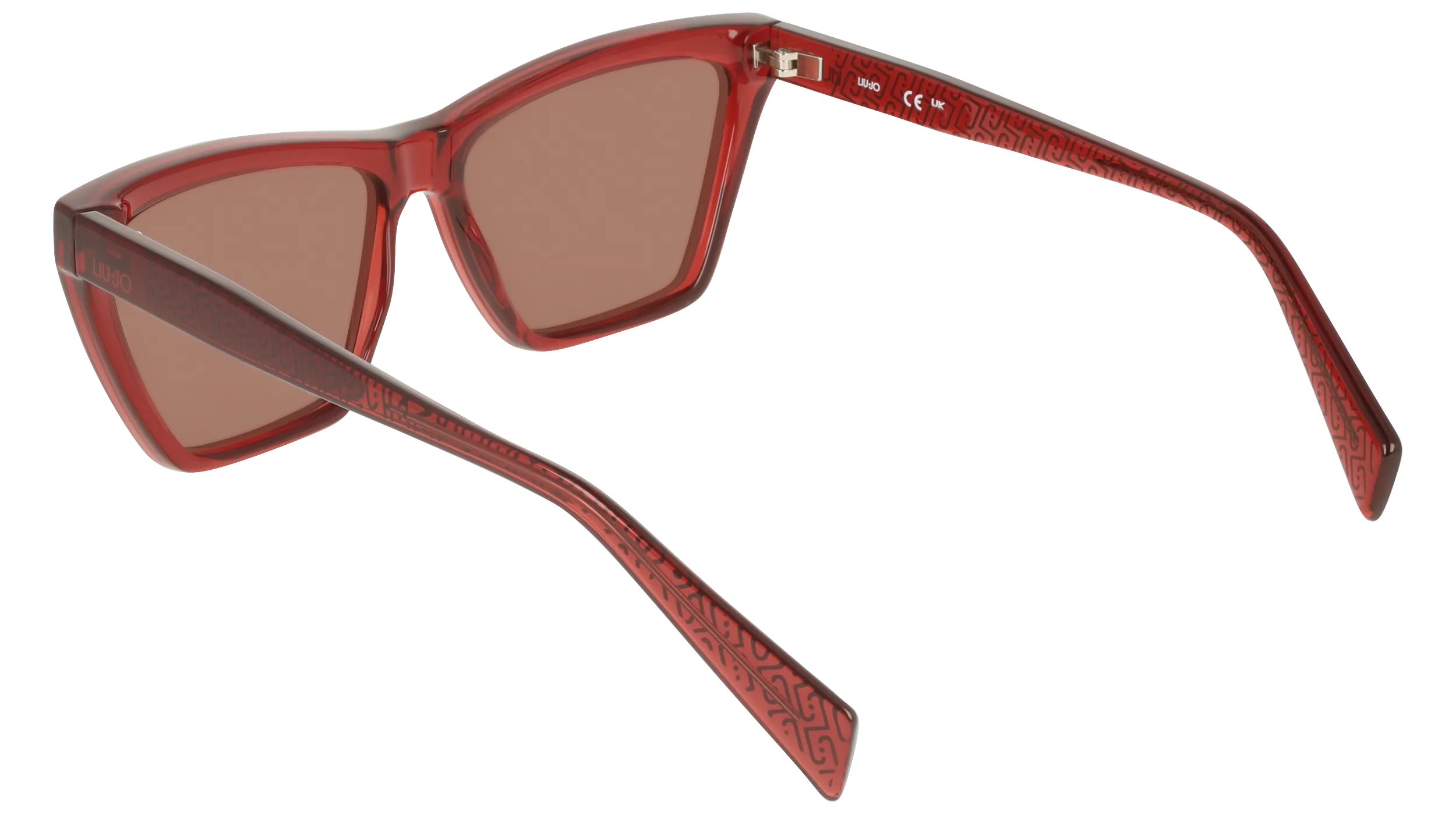 Liu Jo LJ817S 600 Occhiali da sole Bio-iniettato Rosso Marrone Cat Eye Normale - immagine 4