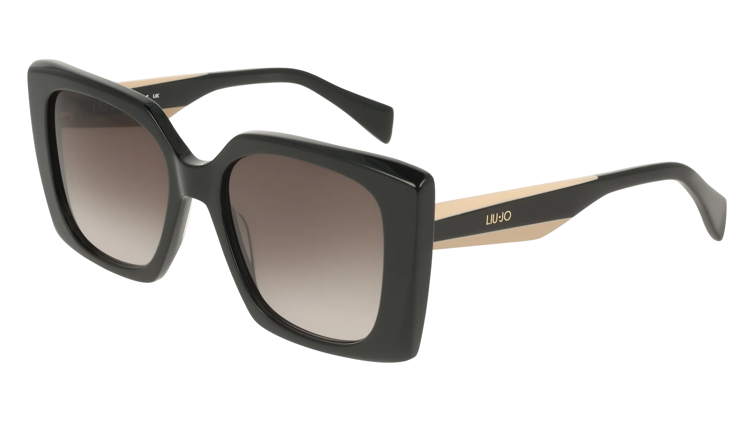 Liu Jo LJ819S 001 Occhiali da sole Acetato Nero Squadrata Normale Sfumato - immagine 1