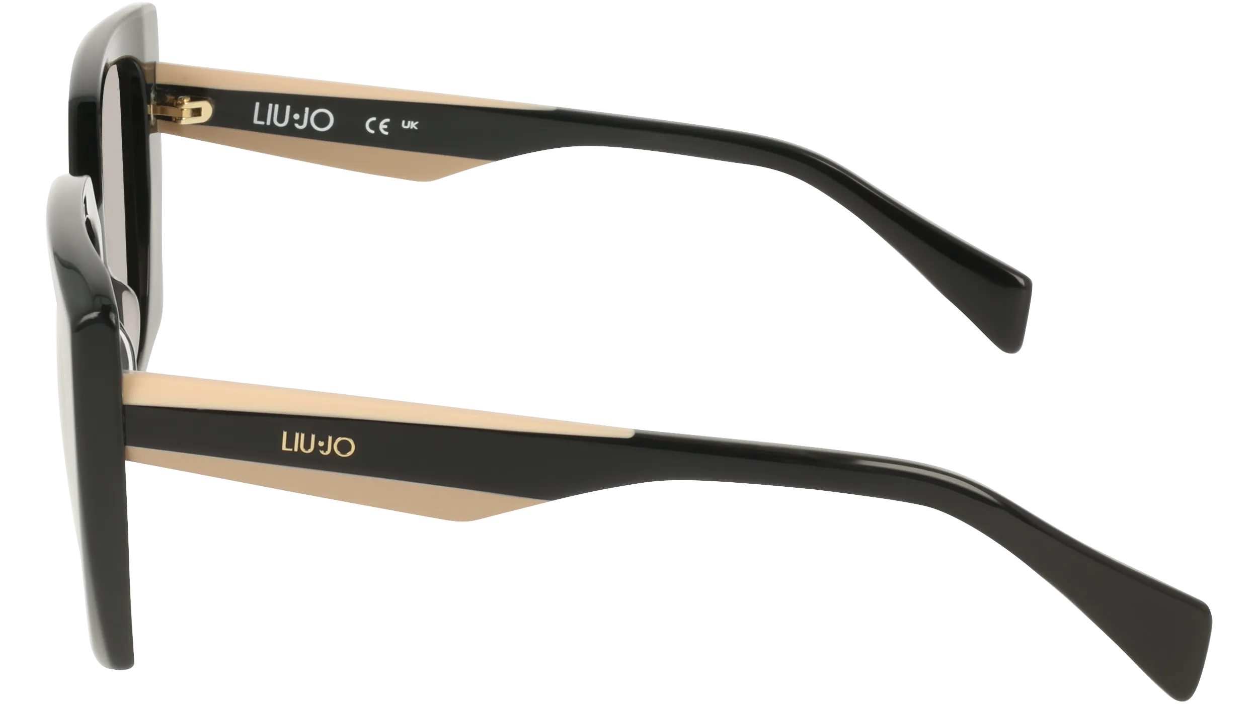 Liu Jo LJ819S 001 Occhiali da sole Acetato Nero Squadrata Normale Sfumato - immagine 3