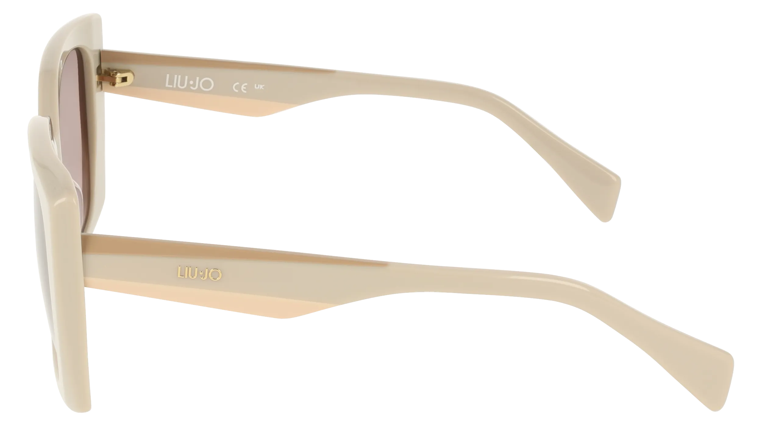 Liu Jo LJ819S 250 Occhiali da sole Acetato Beige Squadrata Normale Sfumato - immagine 3