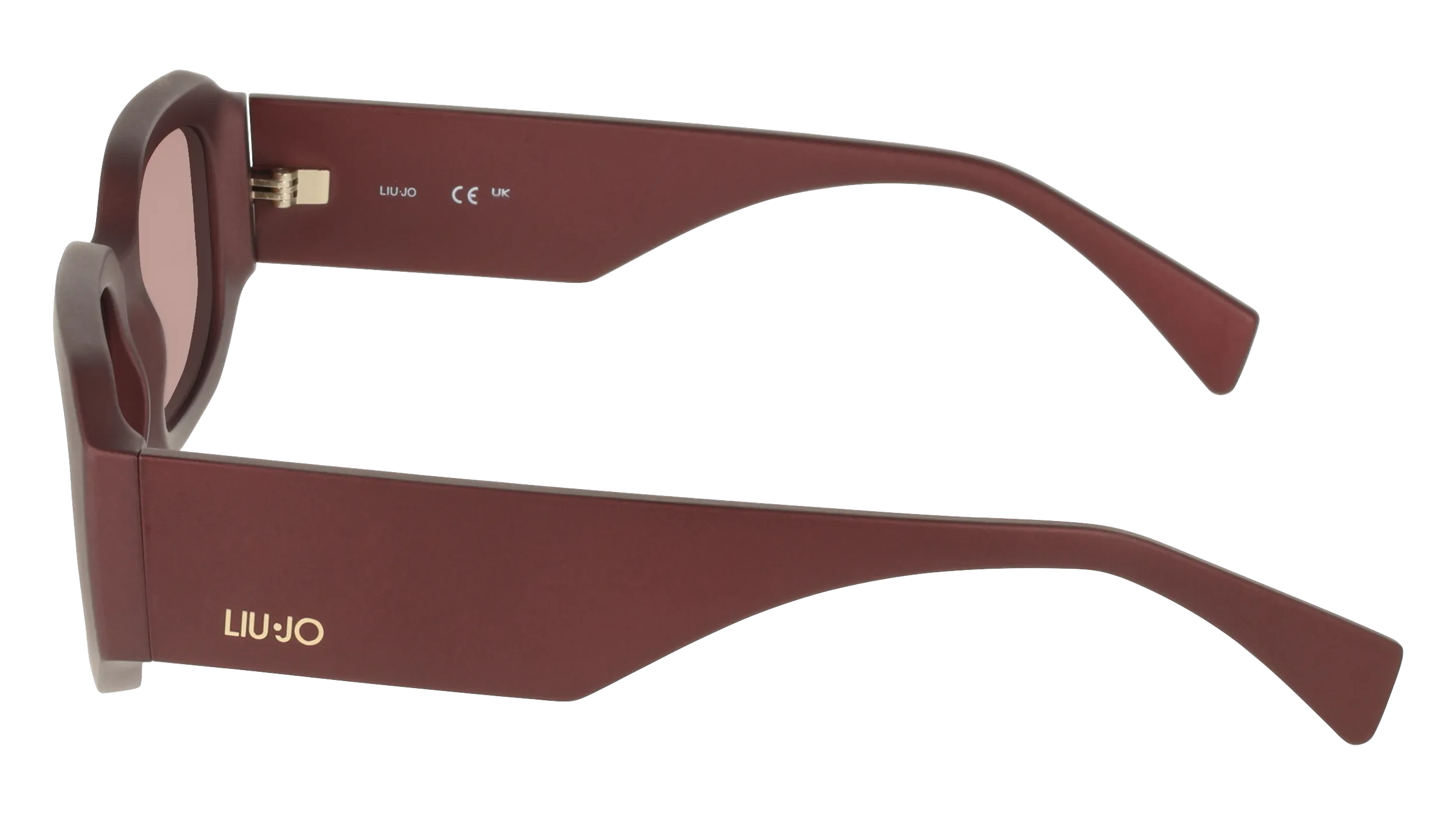 Liu Jo LJ820S 602 Occhiali da sole Bio-iniettato Marrone Rosso Squadrata Normale - immagine 3