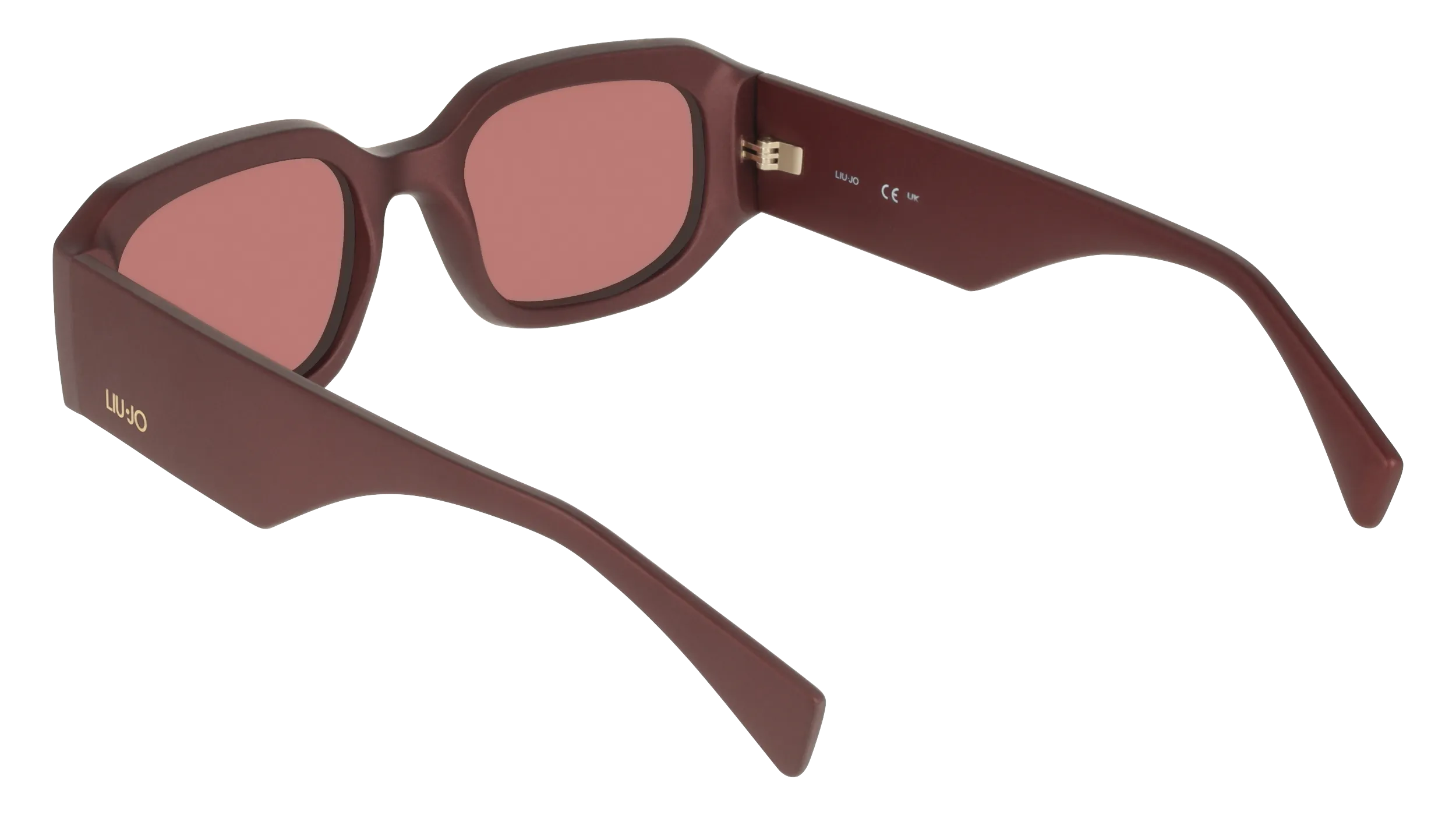 Liu Jo LJ820S 602 Occhiali da sole Bio-iniettato Marrone Rosso Squadrata Normale - immagine 4