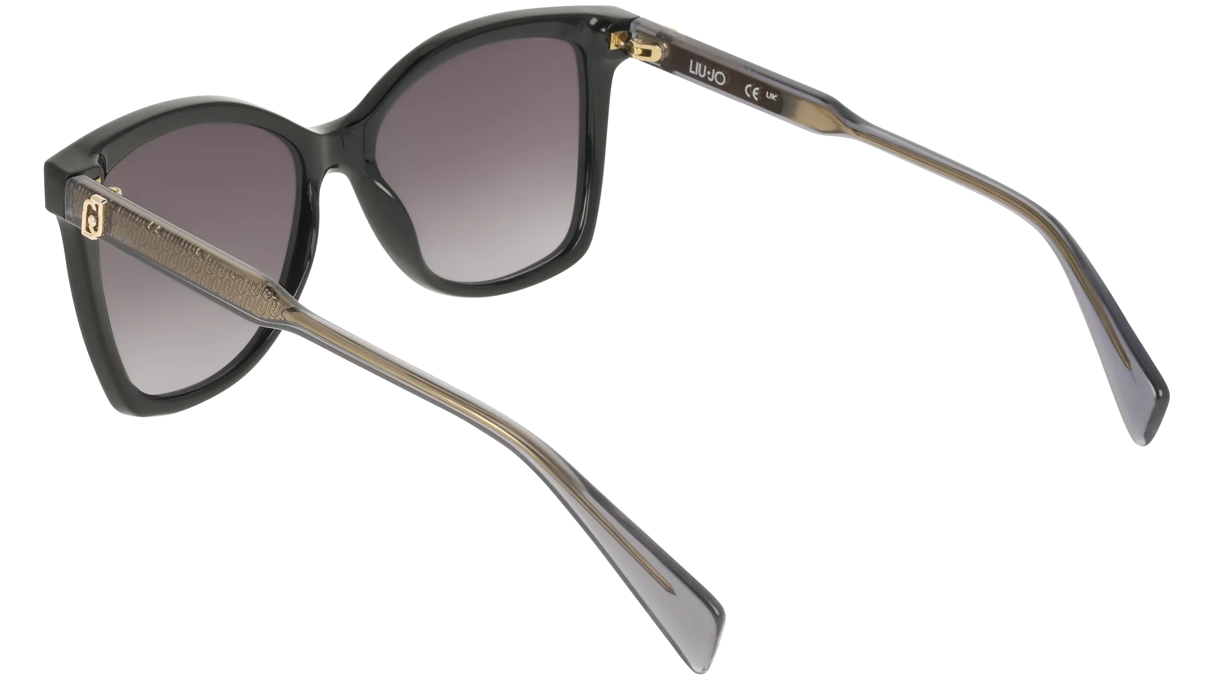 Liu Jo LJ822S 001 Occhiali da sole Bio-iniettato Nero Farfalla Normale - immagine 4