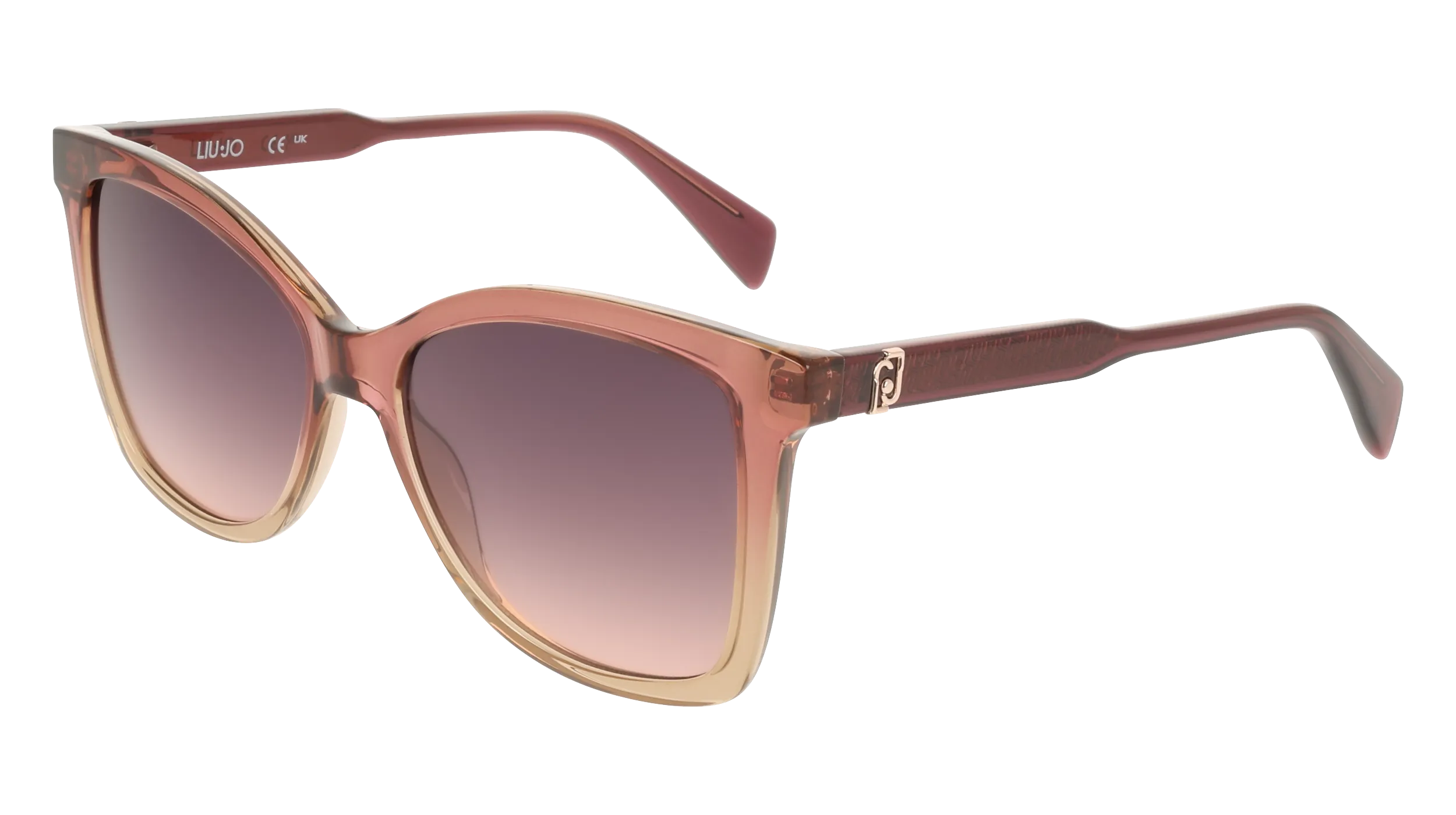 Liu Jo LJ822S 607 Occhiali da sole Bio-iniettato Bordeaux Viola Farfalla Normale - immagine 1