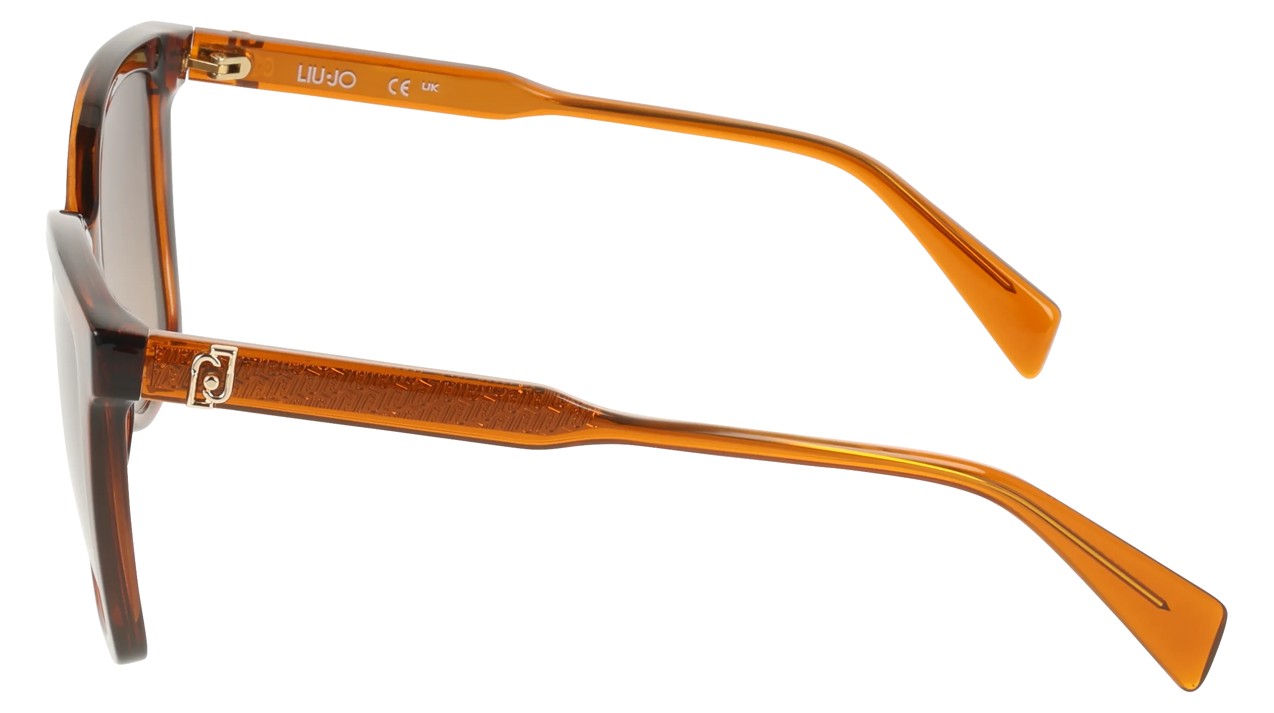 Liu Jo LJ822S 240 Occhiali da sole Bio-iniettato Havana Farfalla Normale Sfumato - immagine 3