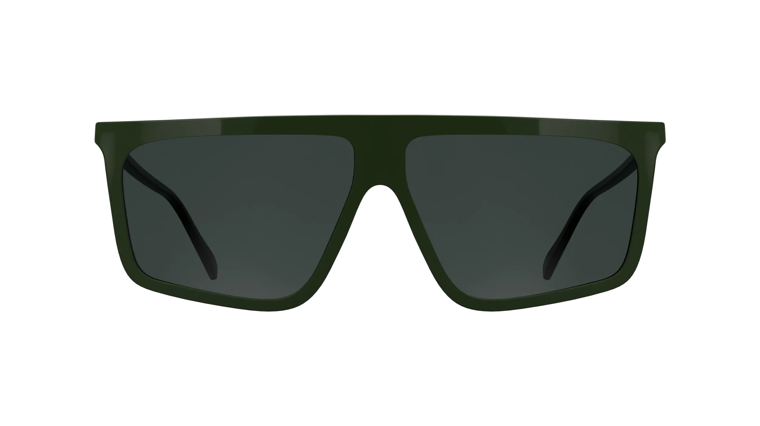 Karl Lagerfeld KL6210S 275 Occhiali da sole Acetato Verde Fumo Squadrata Normale - immagine 2