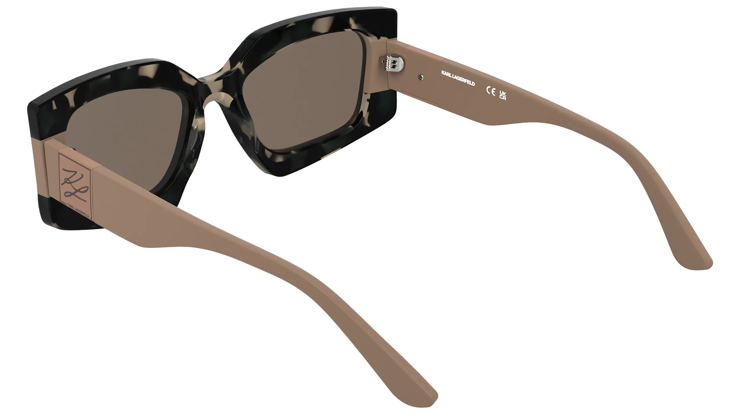 Karl Lagerfeld KL6206S 019 Occhiali da sole Acetato Havana Squadrata Normale - immagine 4