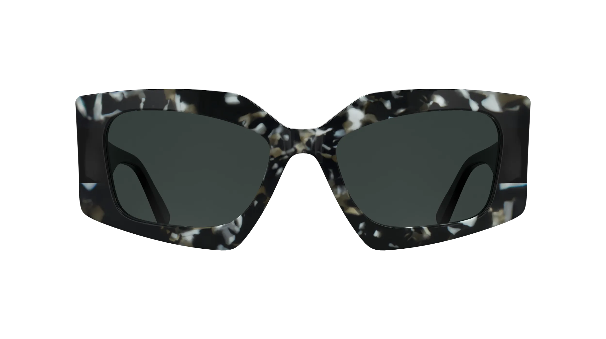 Karl Lagerfeld KL6206S 027 Occhiali da sole Acetato Nero Fumo Squadrata Normale - immagine 2