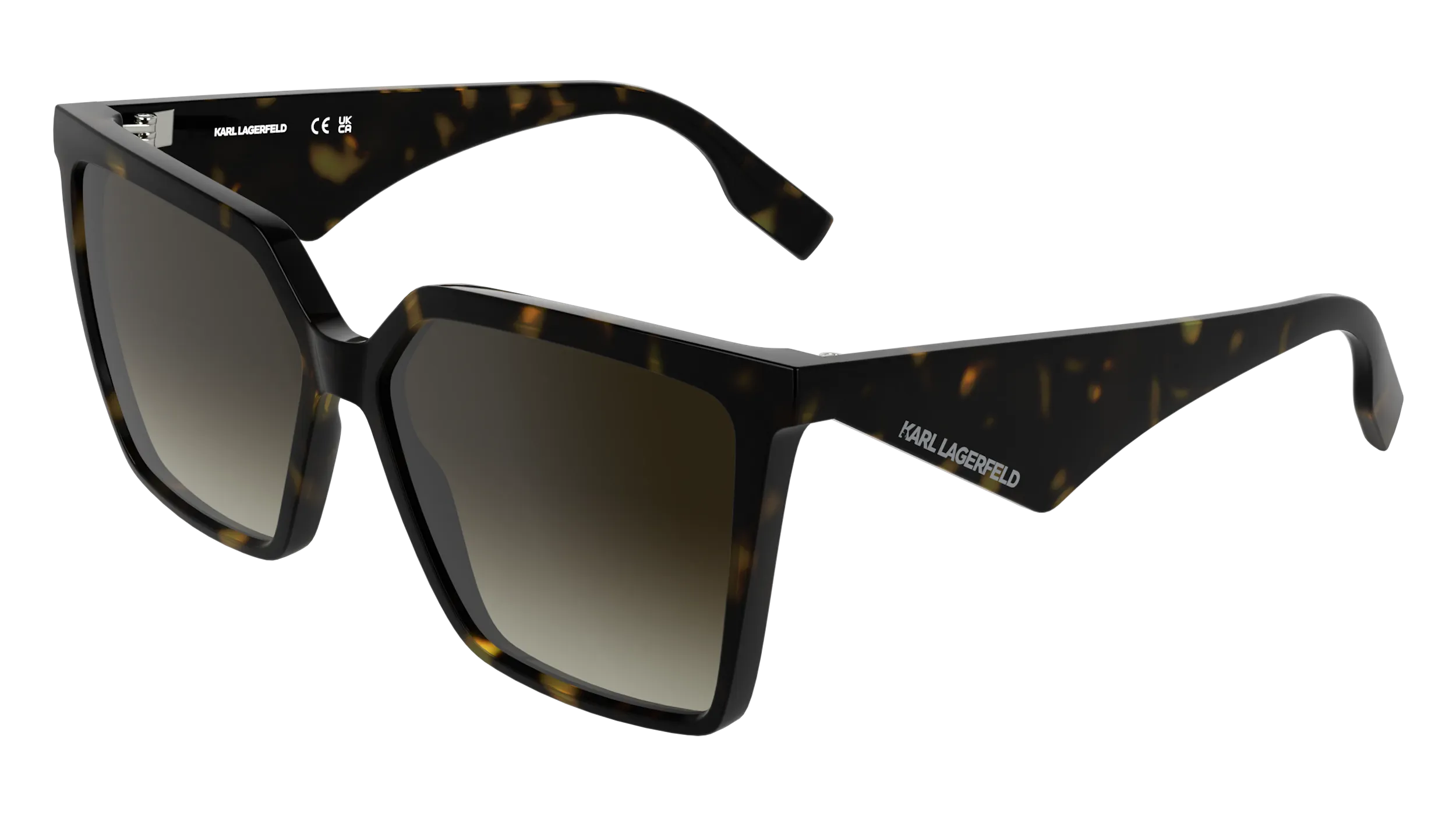 Karl Lagerfeld KL6207S 242 Occhiali da sole Bio-iniettato Havana Squadrata Normale Sfumato - immagine 1