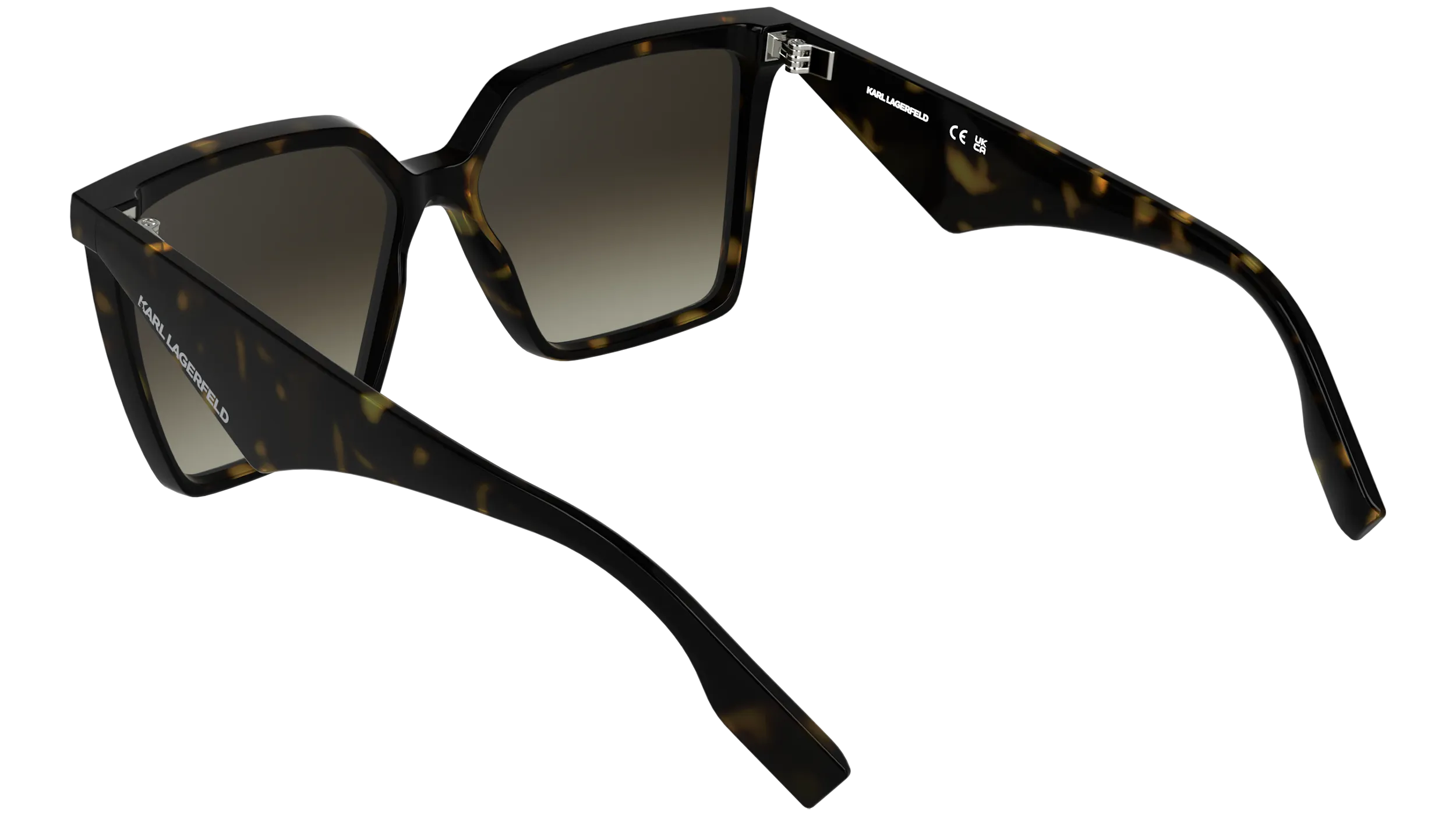 Karl Lagerfeld KL6207S 242 Occhiali da sole Bio-iniettato Havana Squadrata Normale Sfumato - immagine 4