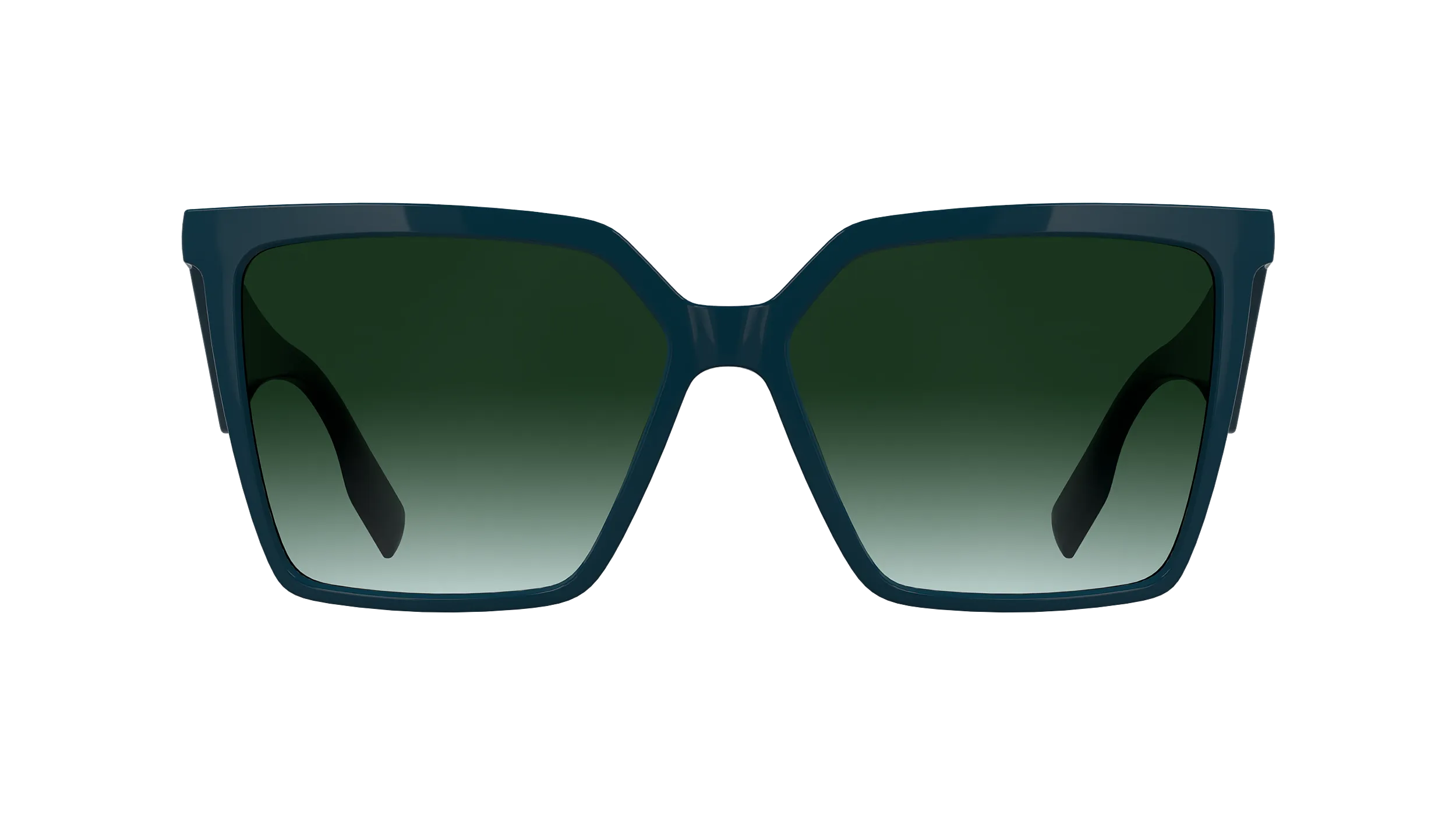 Karl Lagerfeld KL6207S 425 Occhiali da sole Bio-iniettato Petrolio Verde Squadrata Normale Sfumato - immagine 2