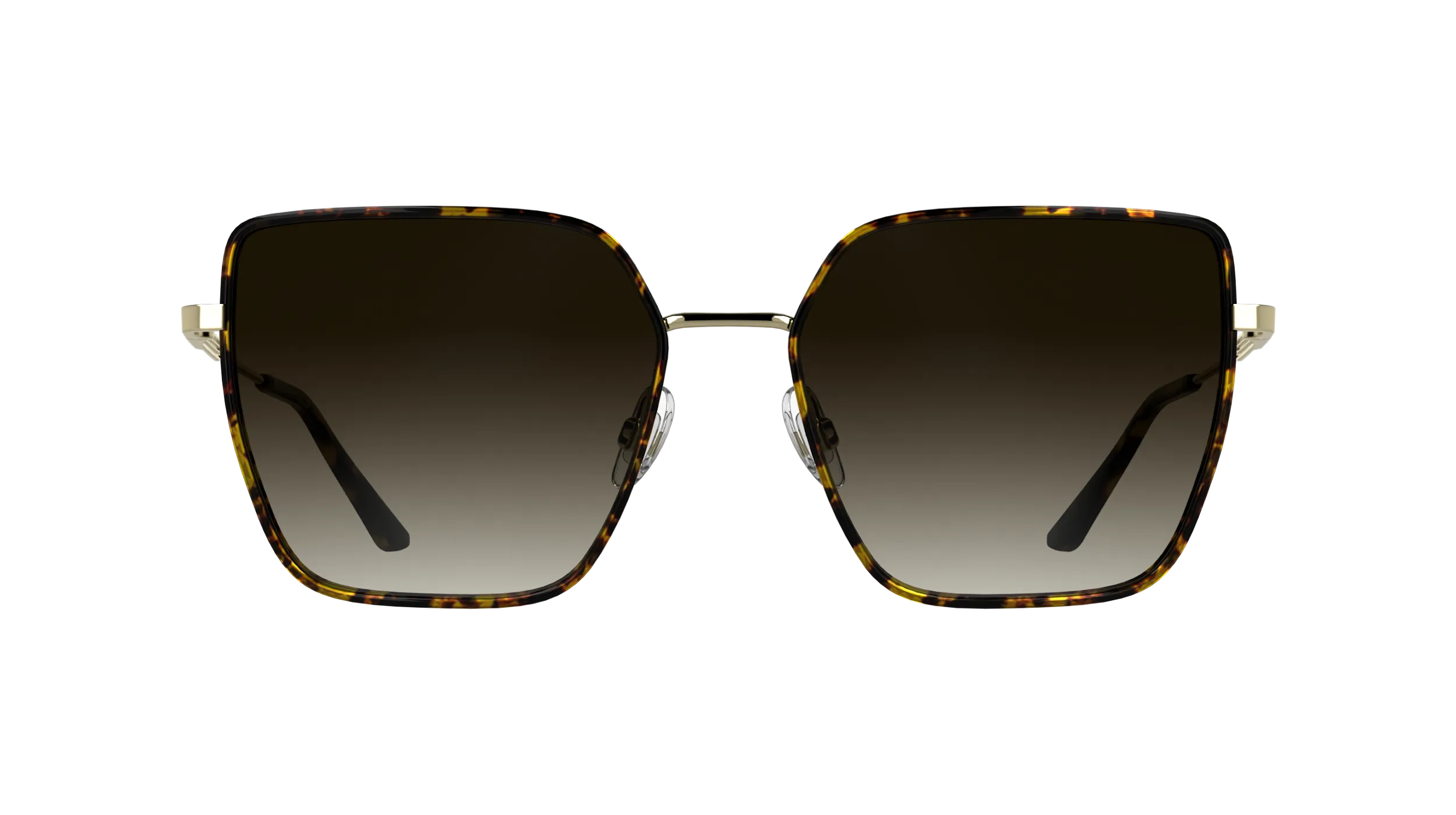 Calvin Klein CK25111S 240 Occhiali da sole Metallo Havana Farfalla Normale Sfumato - immagine 2